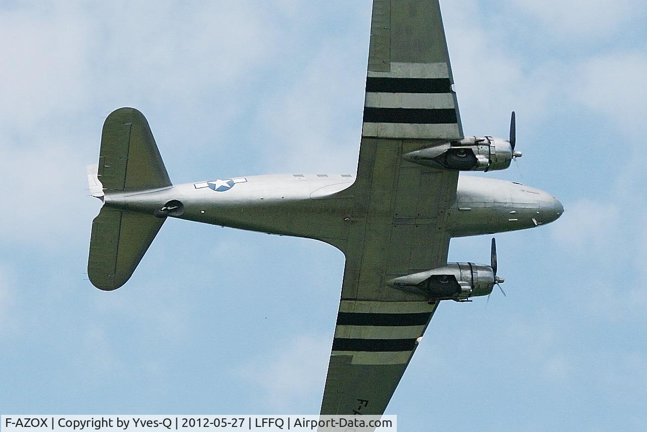 F-AZOX, 1945 Douglas DC-3C-S1C3G (C-47B-35-DK) C/N 16604, Douglas DC-3C-S1C3G, On display, La Ferté-Alais Airfield (LFFQ) Air show 2012
