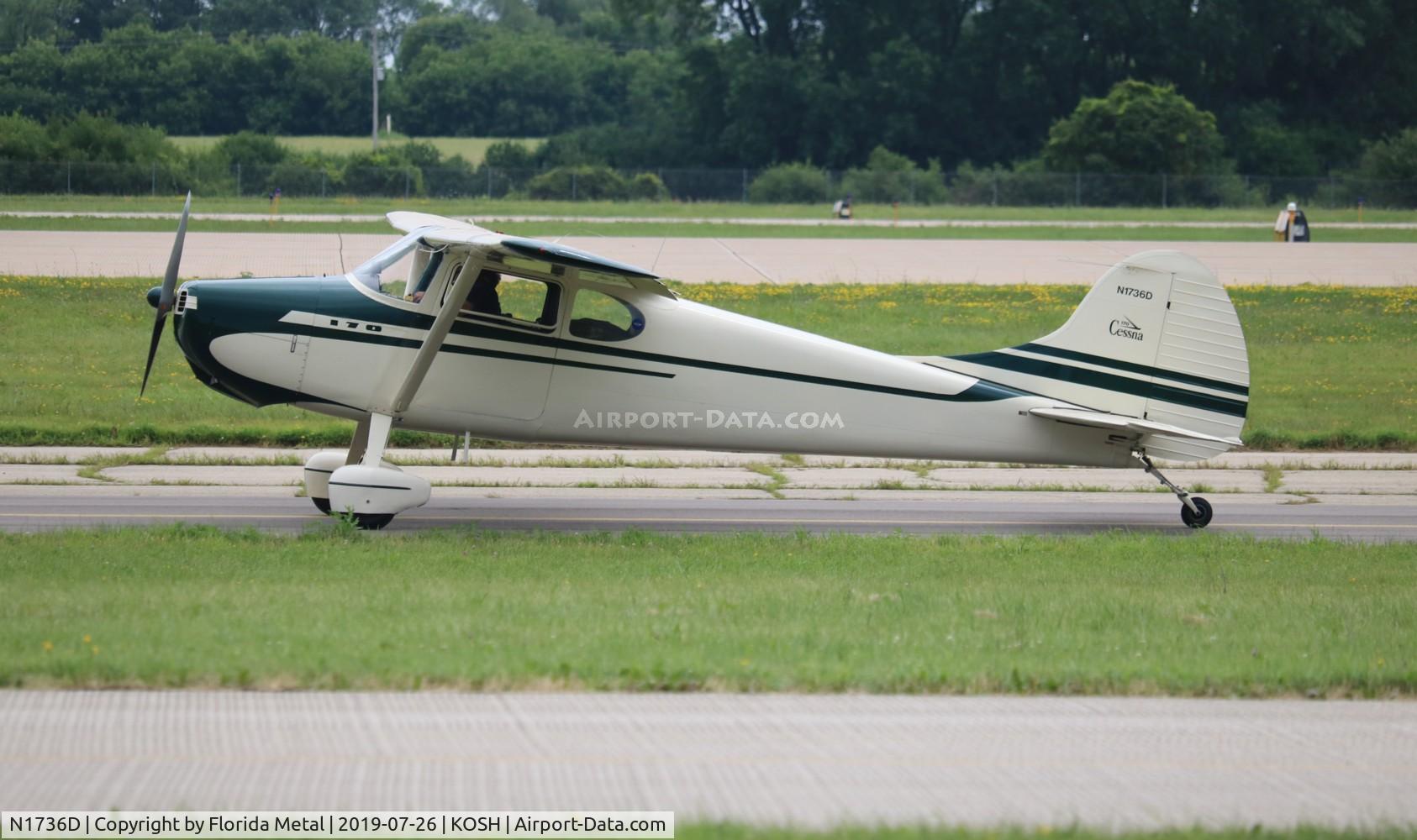 N1736D, 1951 Cessna 170A C/N 20179, EAA OSH 2019