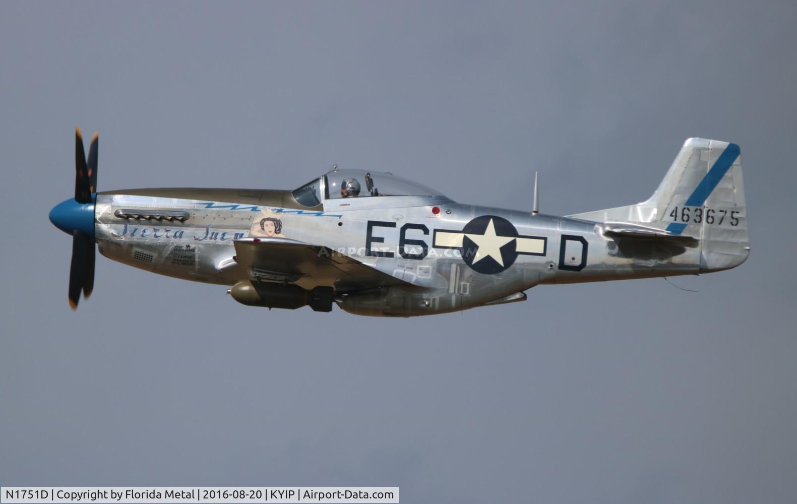 N1751D, 1944 North American P-51D Mustang C/N 122-31401 (44-63675), TOM YIP 2016