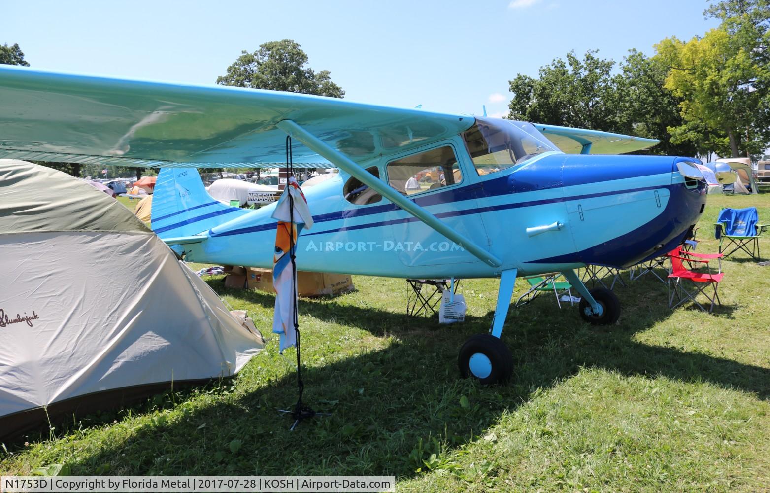 N1753D, 1951 Cessna 170B C/N 20196, EAA OSH 2017