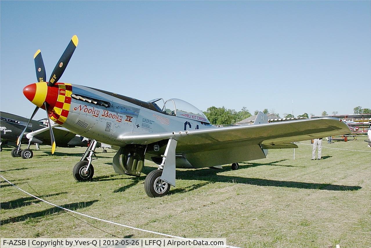 F-AZSB, 1944 North American P-51D Mustang C/N 122-40967, North American P-51D Mustang, Static park, La Ferté-Alais (LFFQ) Air show 2012