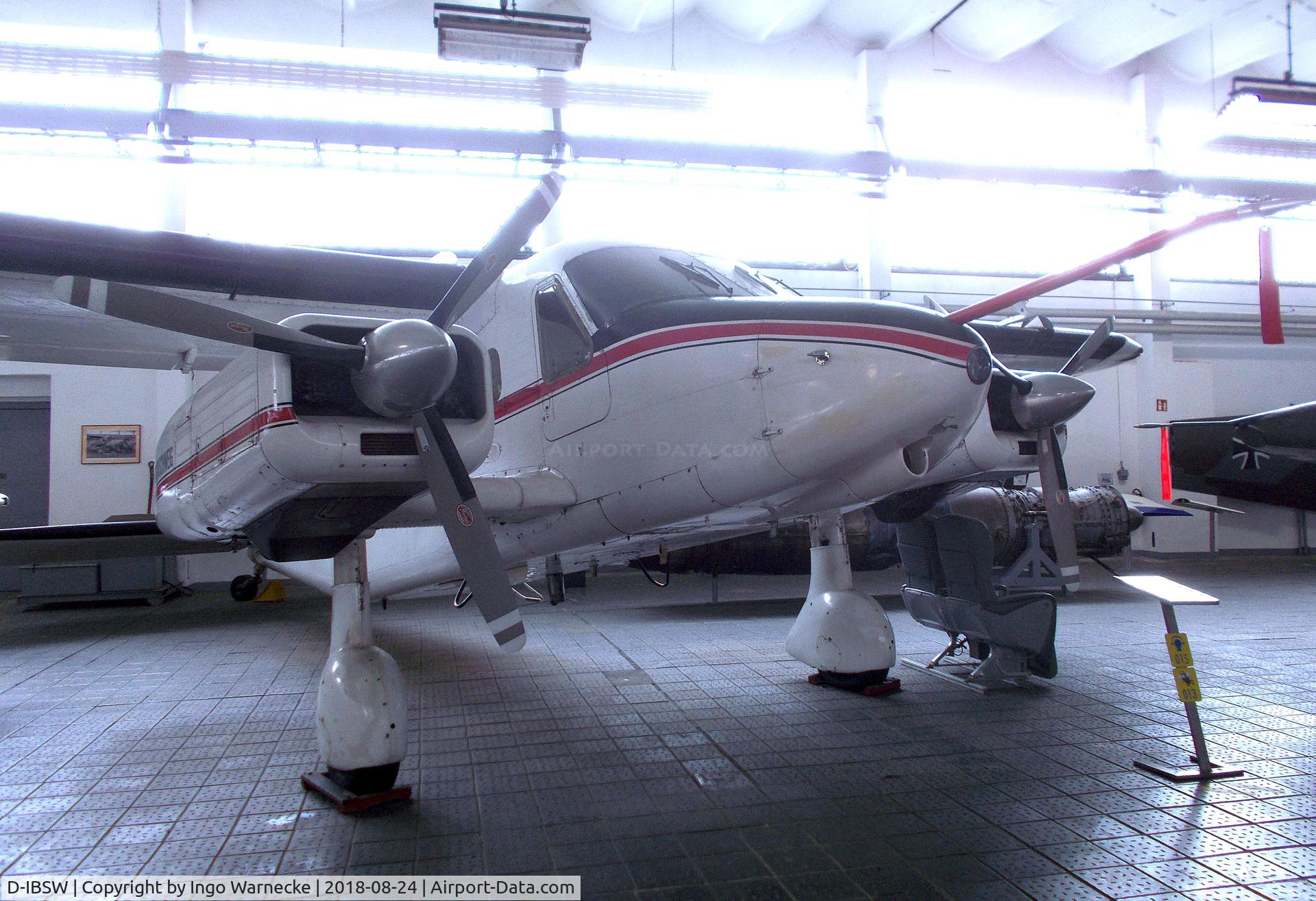 D-IBSW, Dornier Do-28D-1 Skyservant C/N 4033, Dornier Do 28D-1 Skyservant operated by TU Braunschweig (Brunswick Technical University) as research aircraft until 1993, now at the Museum für Luftfahrt u. Technik at Wernigerode