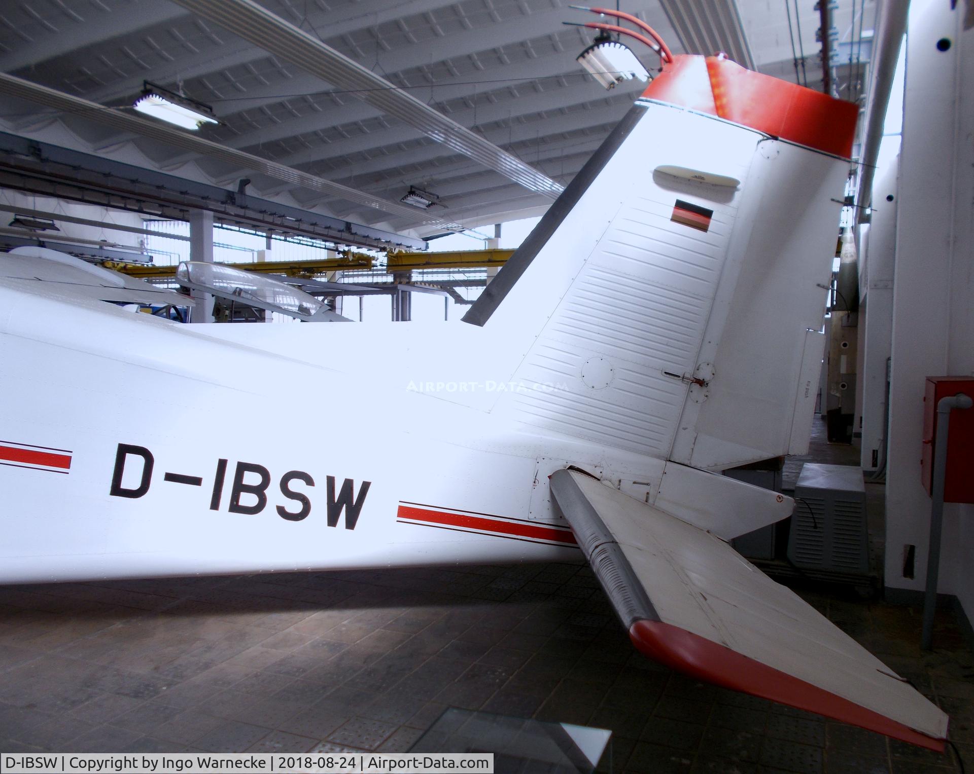 D-IBSW, Dornier Do-28D-1 Skyservant C/N 4033, Dornier Do 28D-1 Skyservant operated by TU Braunschweig (Brunswick Technical University) as research aircraft until 1993, now at the Museum für Luftfahrt u. Technik at Wernigerode