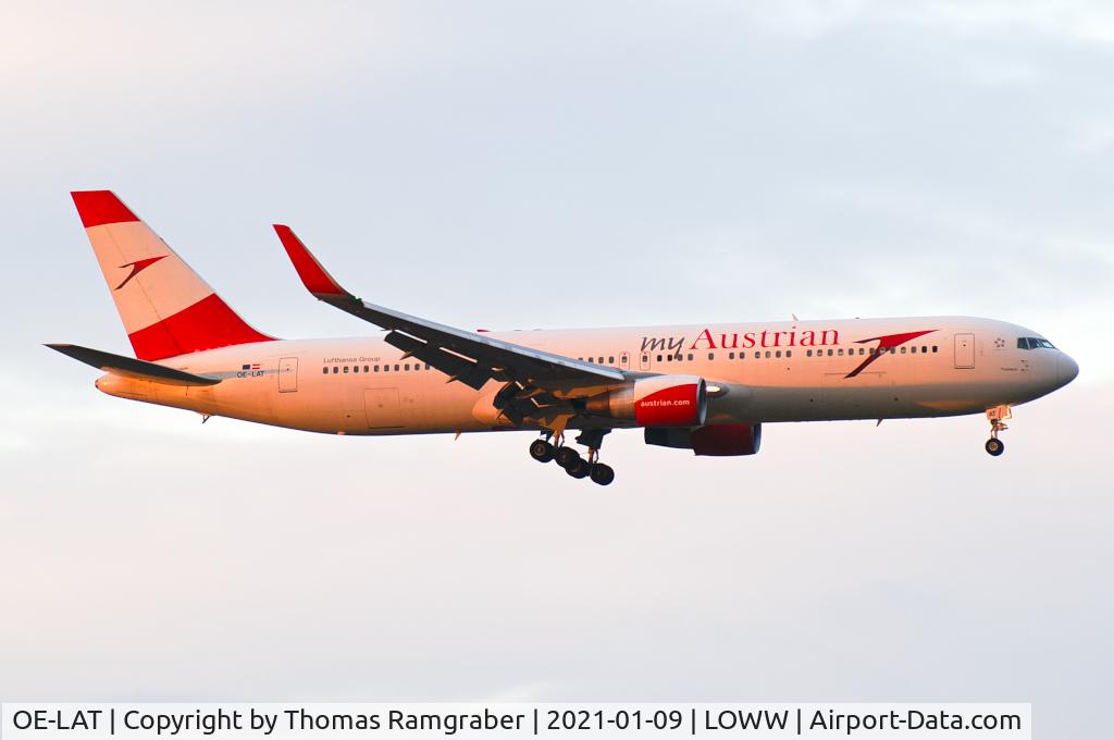 OE-LAT, 1991 Boeing 767-31A C/N 25273, Austrian Airlines Boeing 767-300ER