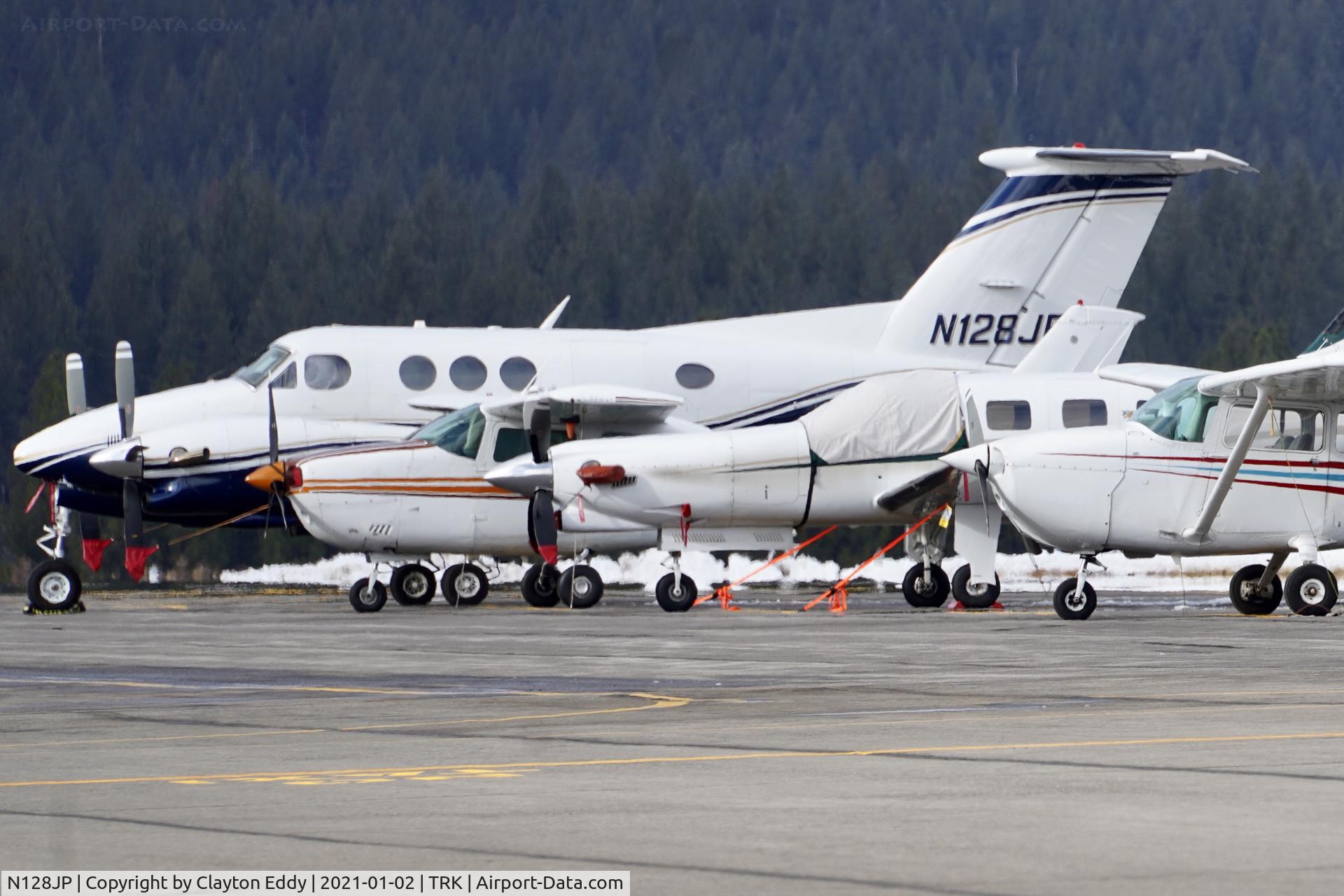 N128JP, 1979 Beech F90 King Air C/N LA-25, Truckee Airport California 2021.