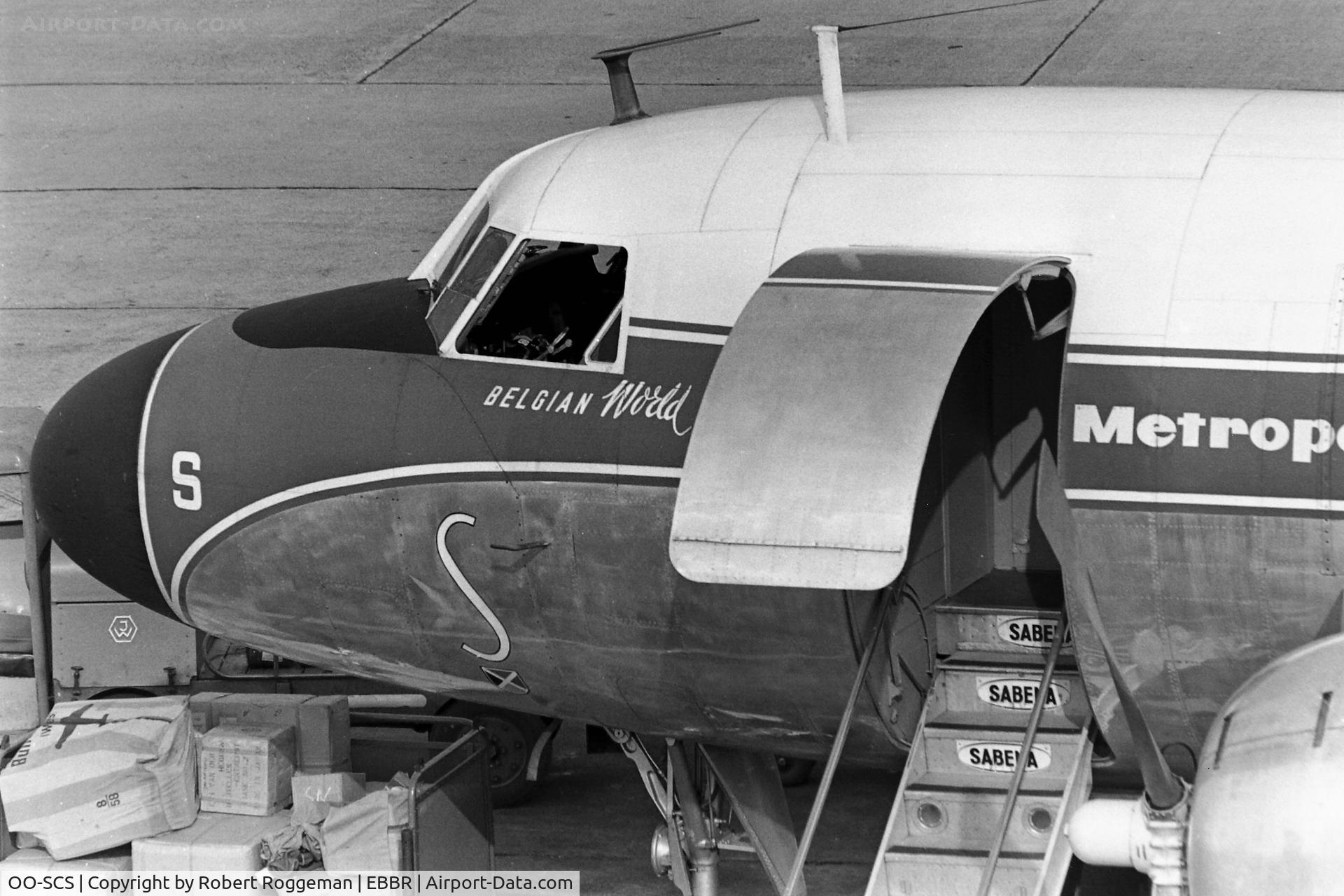 OO-SCS, 1955 Convair CV-440-12 (CV-580) C/N 374, 1965.SABENA.