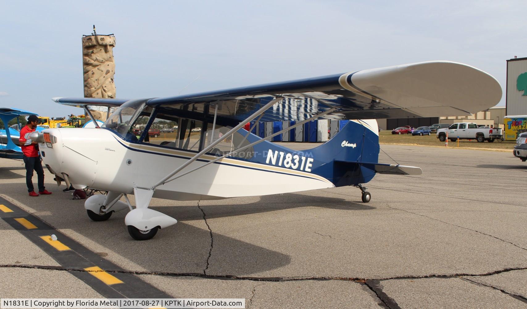 N1831E, 1946 Aeronca 7AC Champion C/N 7AC5399, PTK 2017