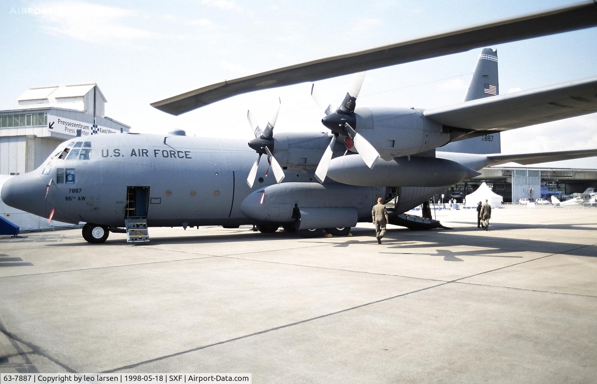 63-7887, 1964 Lockheed C-130E Hercules C/N 382-3958, Berlin Air Show 18.5.1998