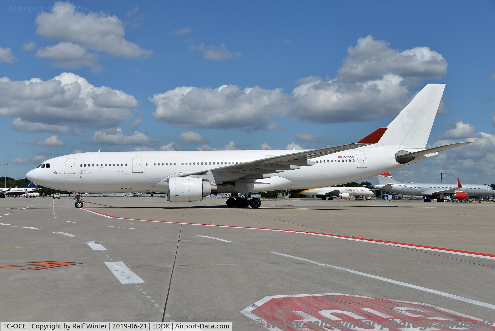 TC-OCE, 2000 Airbus A330-223 C/N 353, Airbus A330-223 - 8Q OHY Onur Air - 353 - TC-OCE - 21.06.2019 - CGN