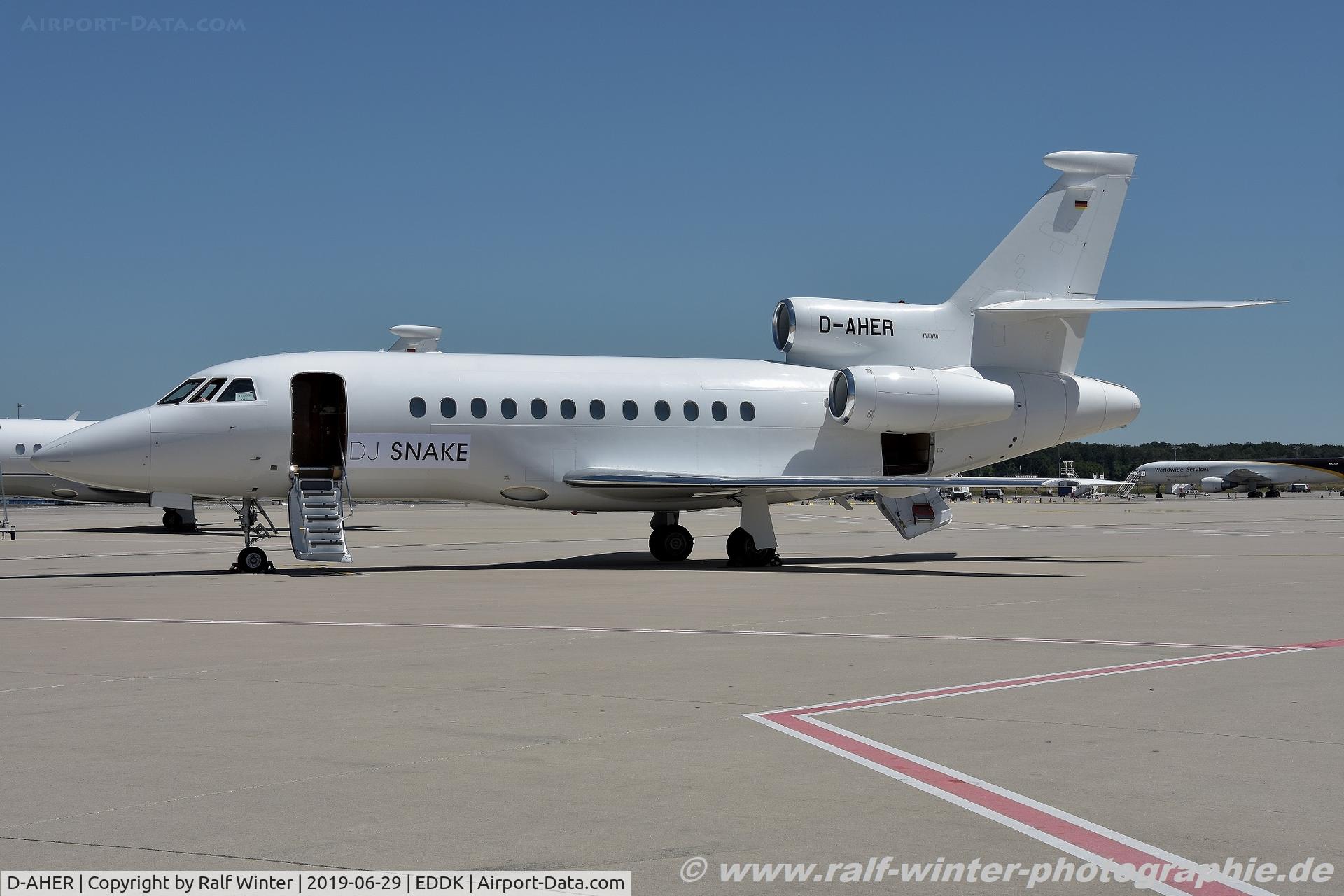 D-AHER, 2001 Dassault Falcon 900EX C/N 78, Dassault Aviation Falcon 900EX - HRN Heron Luftfahrt - 87 - D-AHER - 29.06.2019 - CGN