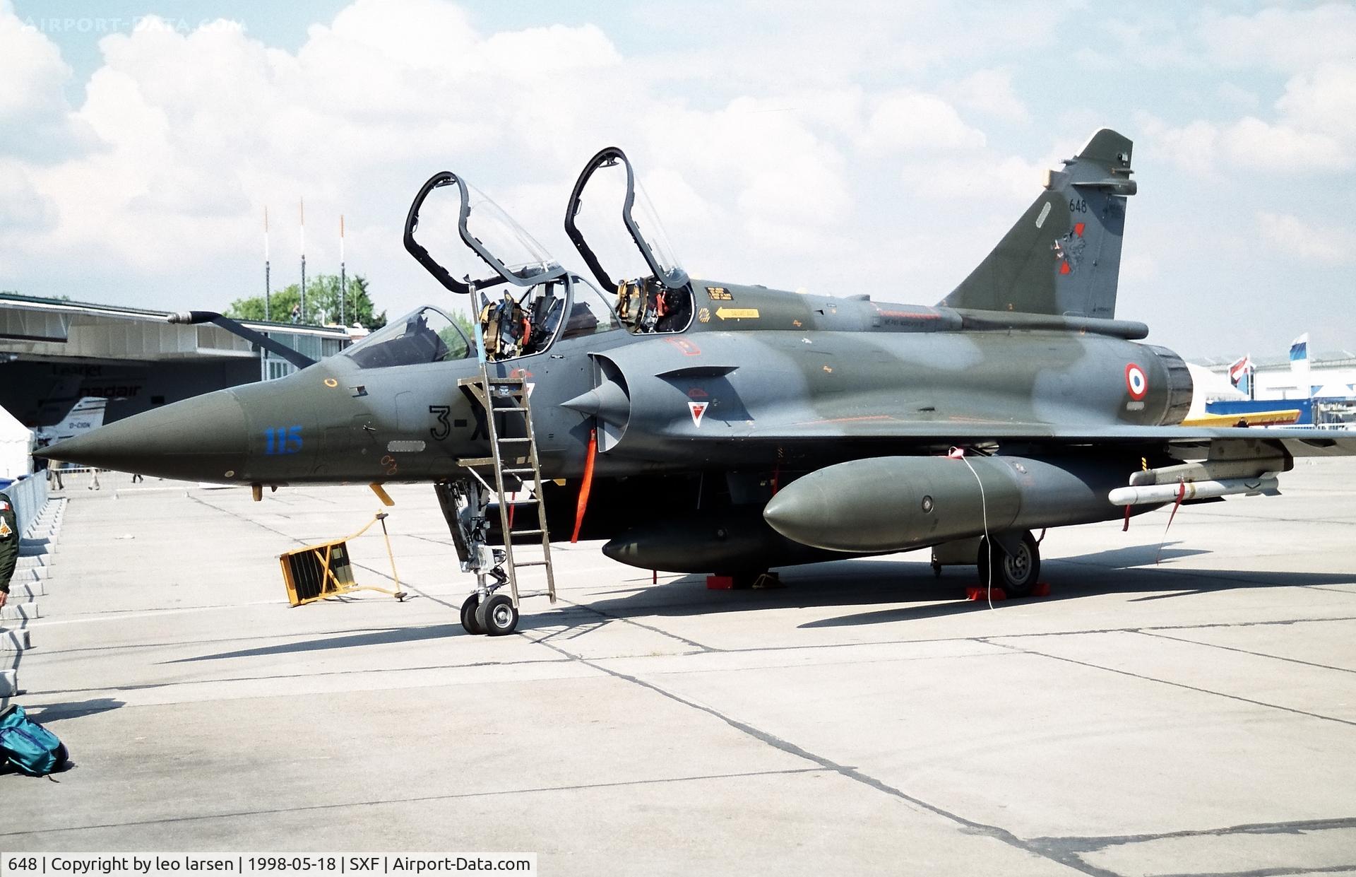 648, Dassault Mirage 2000D C/N 464, Berlin Air Show 18.5.1998
