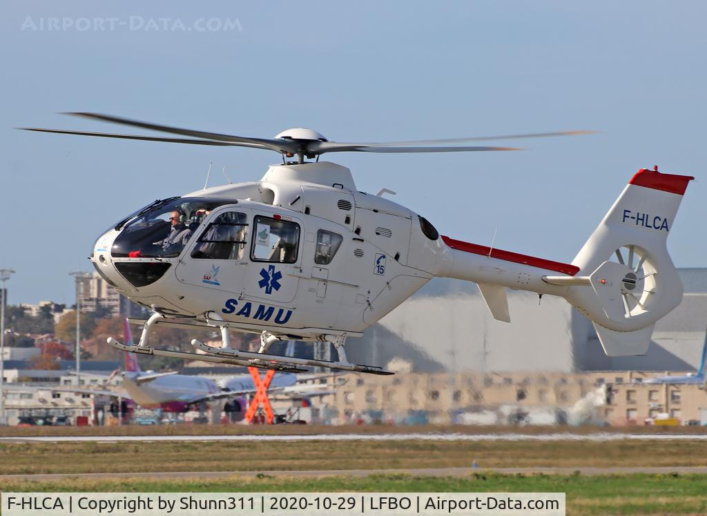 F-HLCA, 2020 Eurocopter EC-135T-2 C/N 0244, Departing after refuelling....
