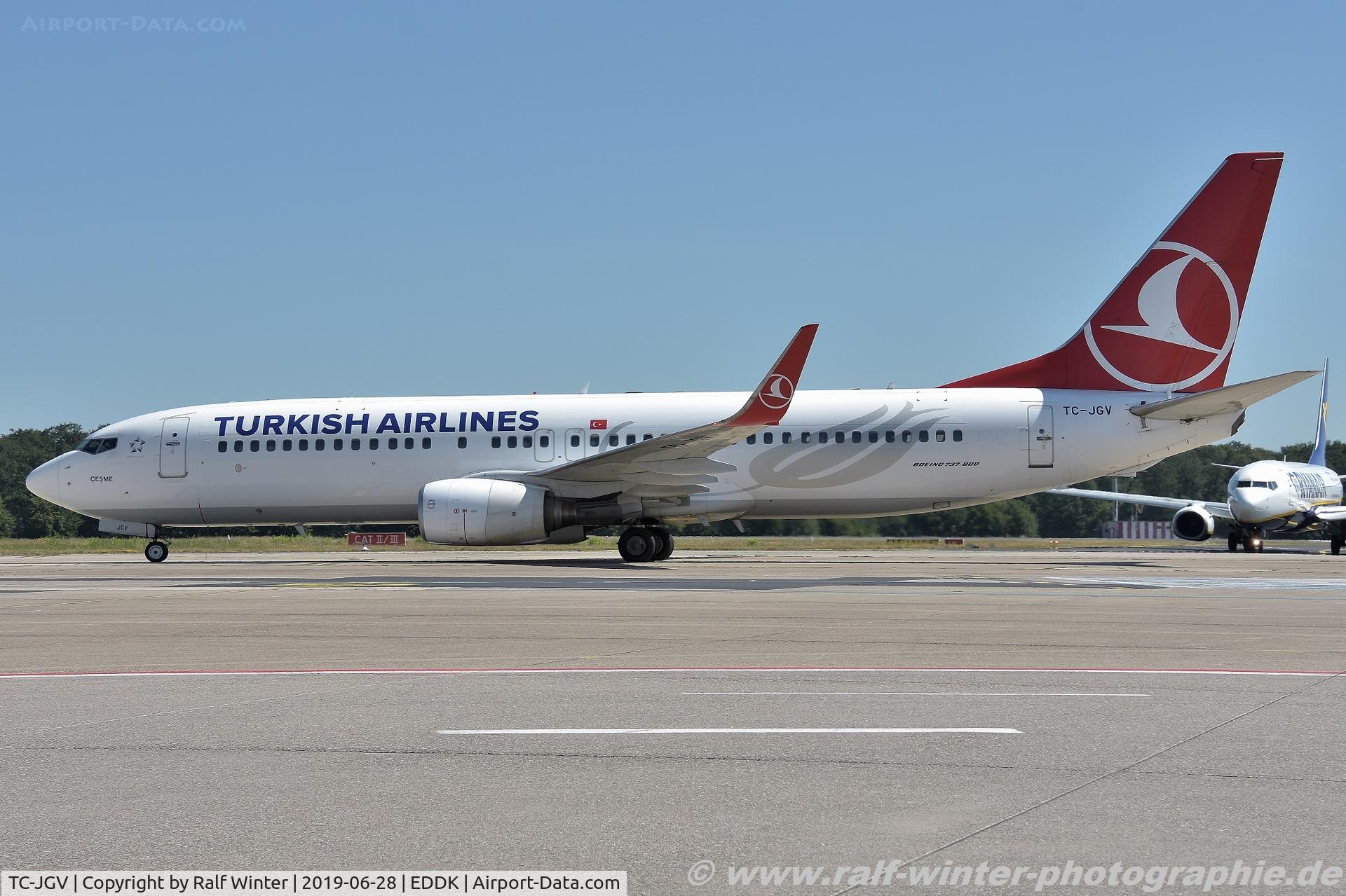 TC-JGV, 2006 Boeing 737-8F2 C/N 34419, Boeing 737-8F2 - TK THY Turkish Airlines 'Çe?me' - 34419 - TC-JGV - 28.06.2019 - CGN
