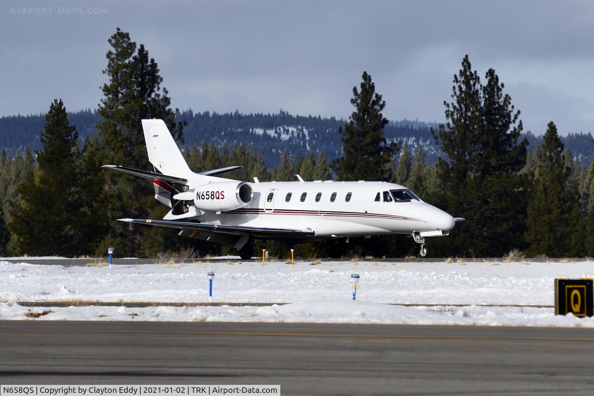 N658QS, 2006 Cessna 560XLS Citation Excel C/N 560-5665, Truckee Airport California 2021.