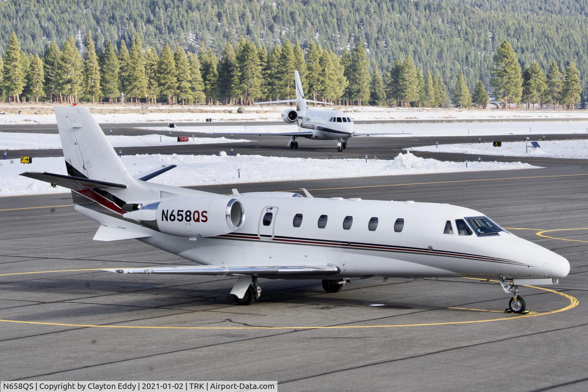 N658QS, 2006 Cessna 560XLS Citation Excel C/N 560-5665, Truckee Airport California 2021.