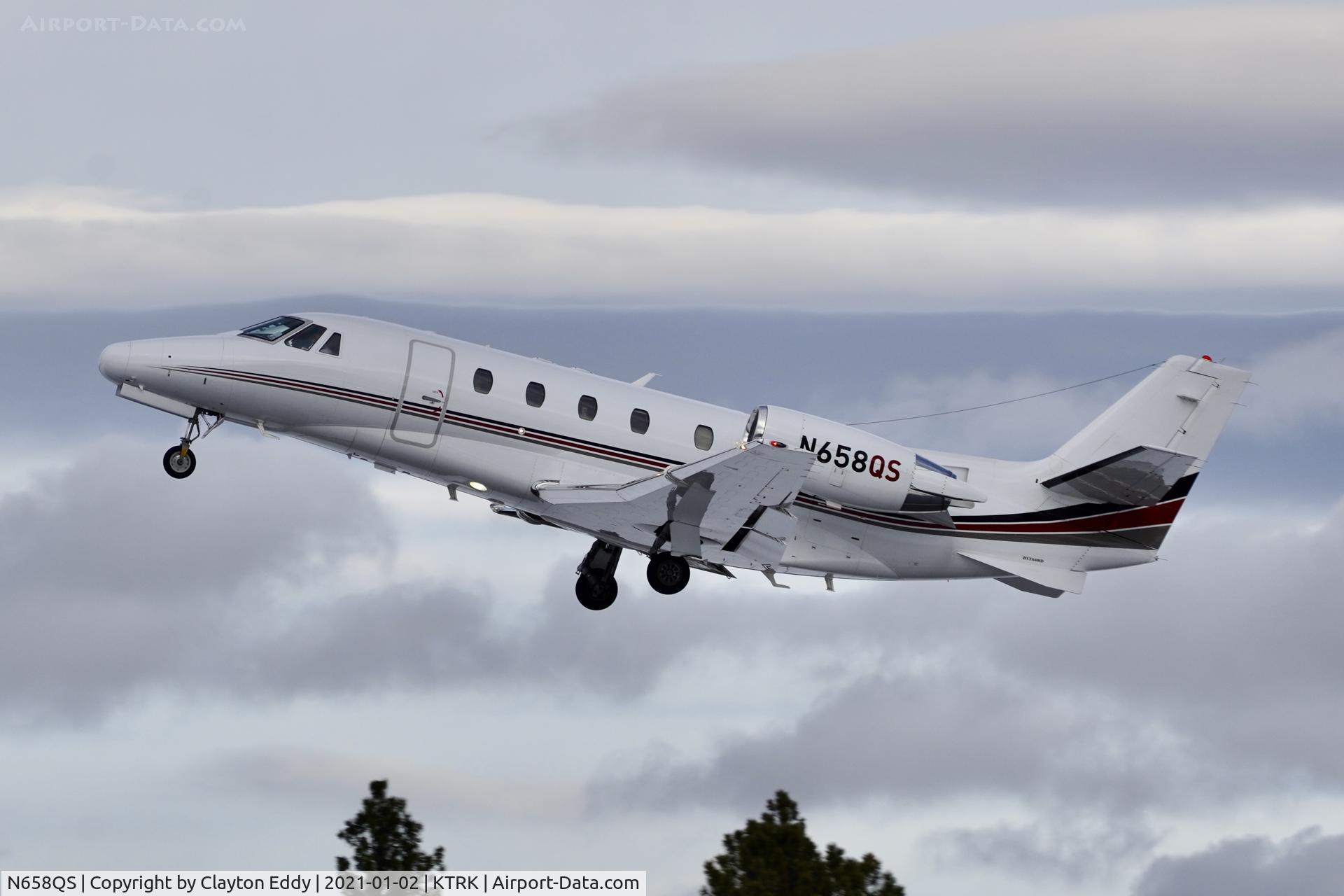 N658QS, 2006 Cessna 560XLS Citation Excel C/N 560-5665, Truckee Airport California 2021.