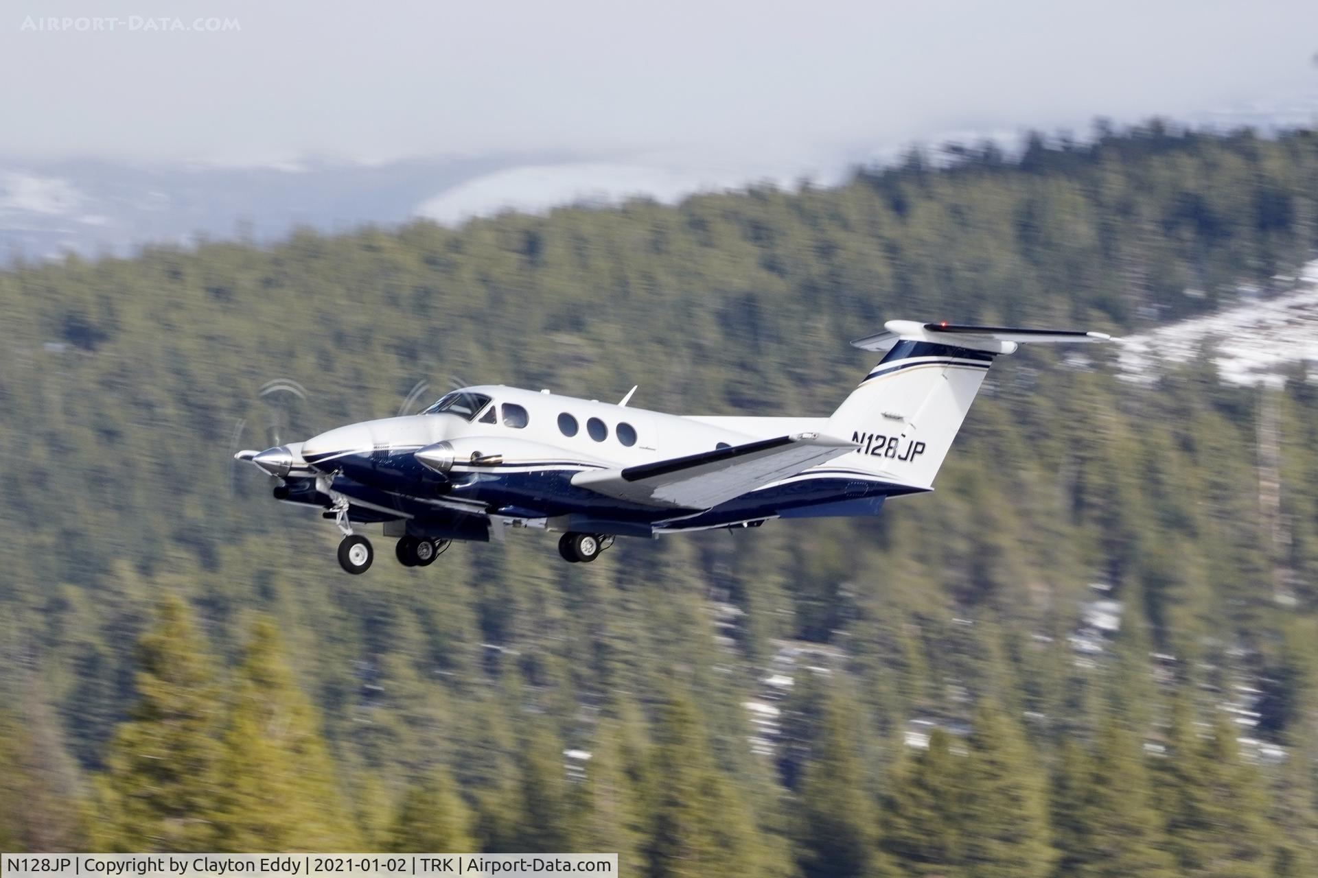 N128JP, 1979 Beech F90 King Air C/N LA-25, Truckee Airport California 2021.