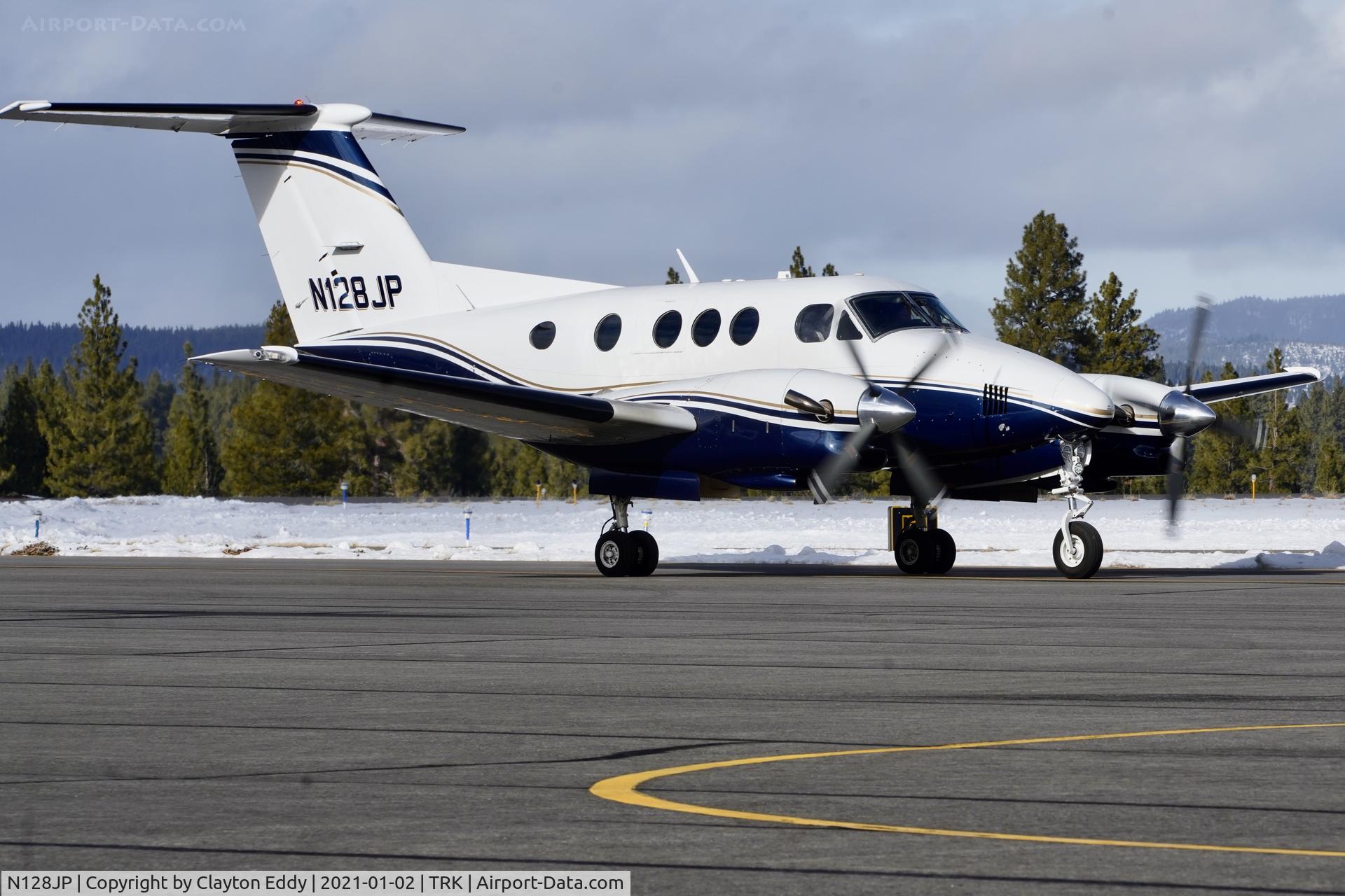 N128JP, 1979 Beech F90 King Air C/N LA-25, Truckee Airport California 2021.
