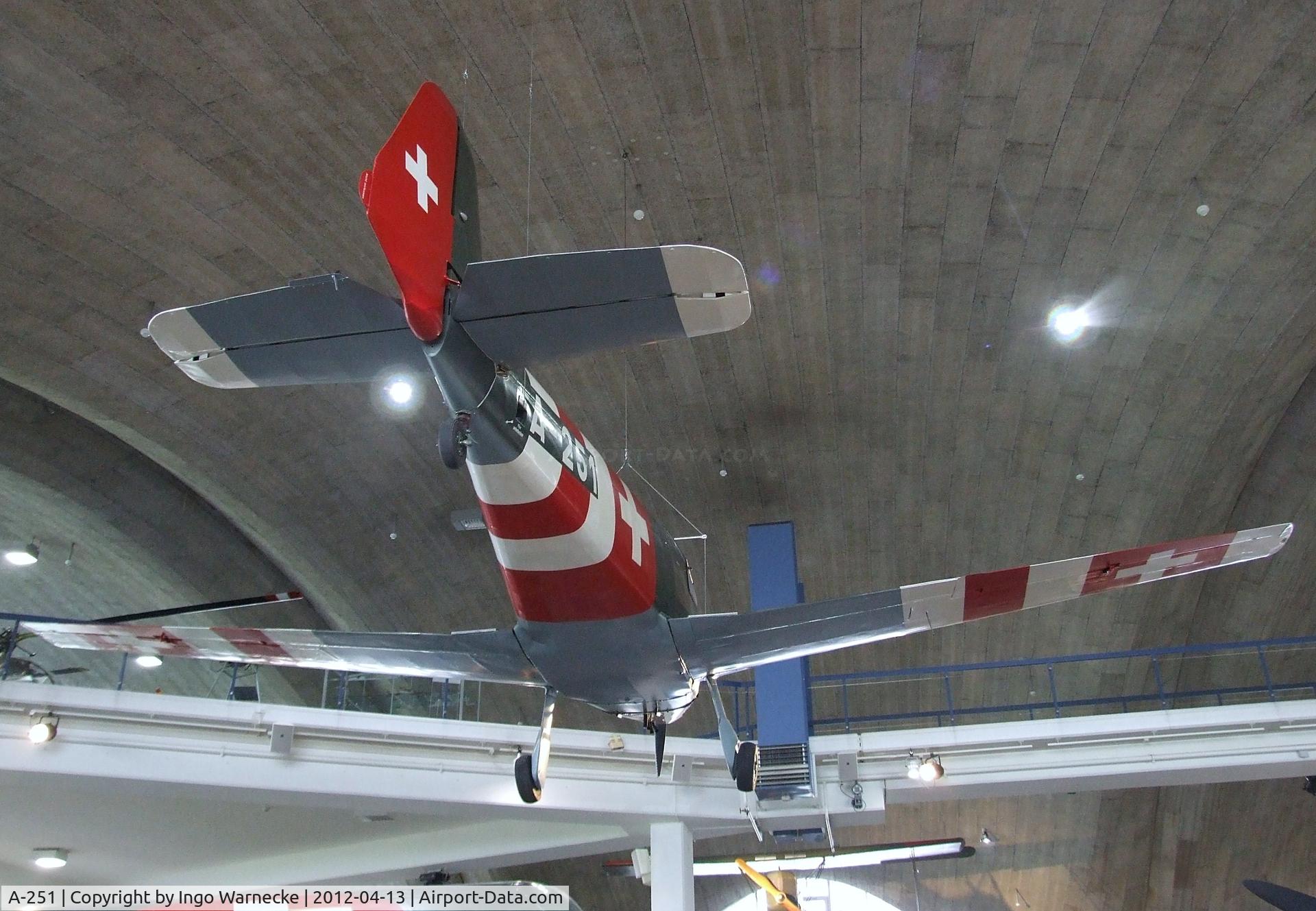 A-251, Bucker Bu-181B Bestmann C/N 110273, Bücker Bü 181B Bestmann at the Flieger-Flab-Museum, Dübendorf