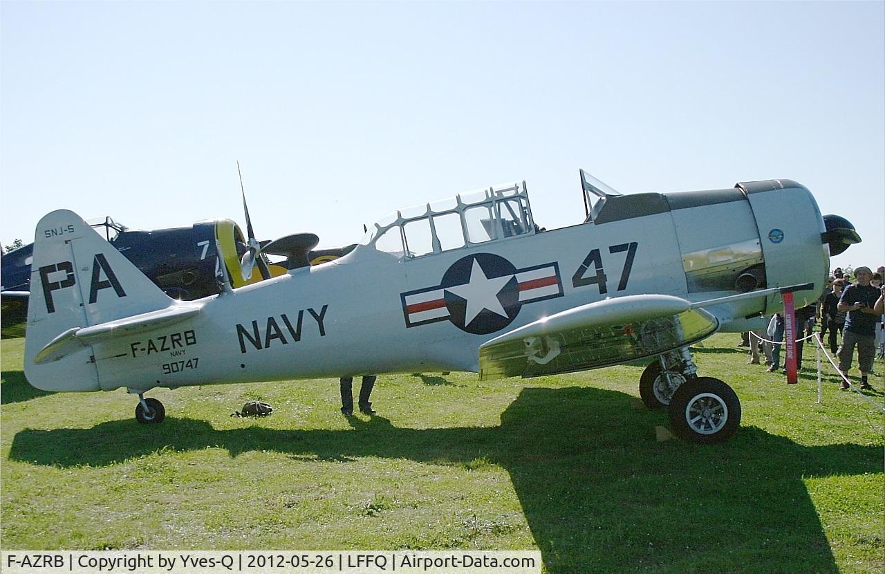 F-AZRB, North American SNJ-5 Texan Texan C/N 88-17955, North American SNJ-5 Texan, Static display, La Ferté-Alais airfield (LFFQ) Airshow 2012