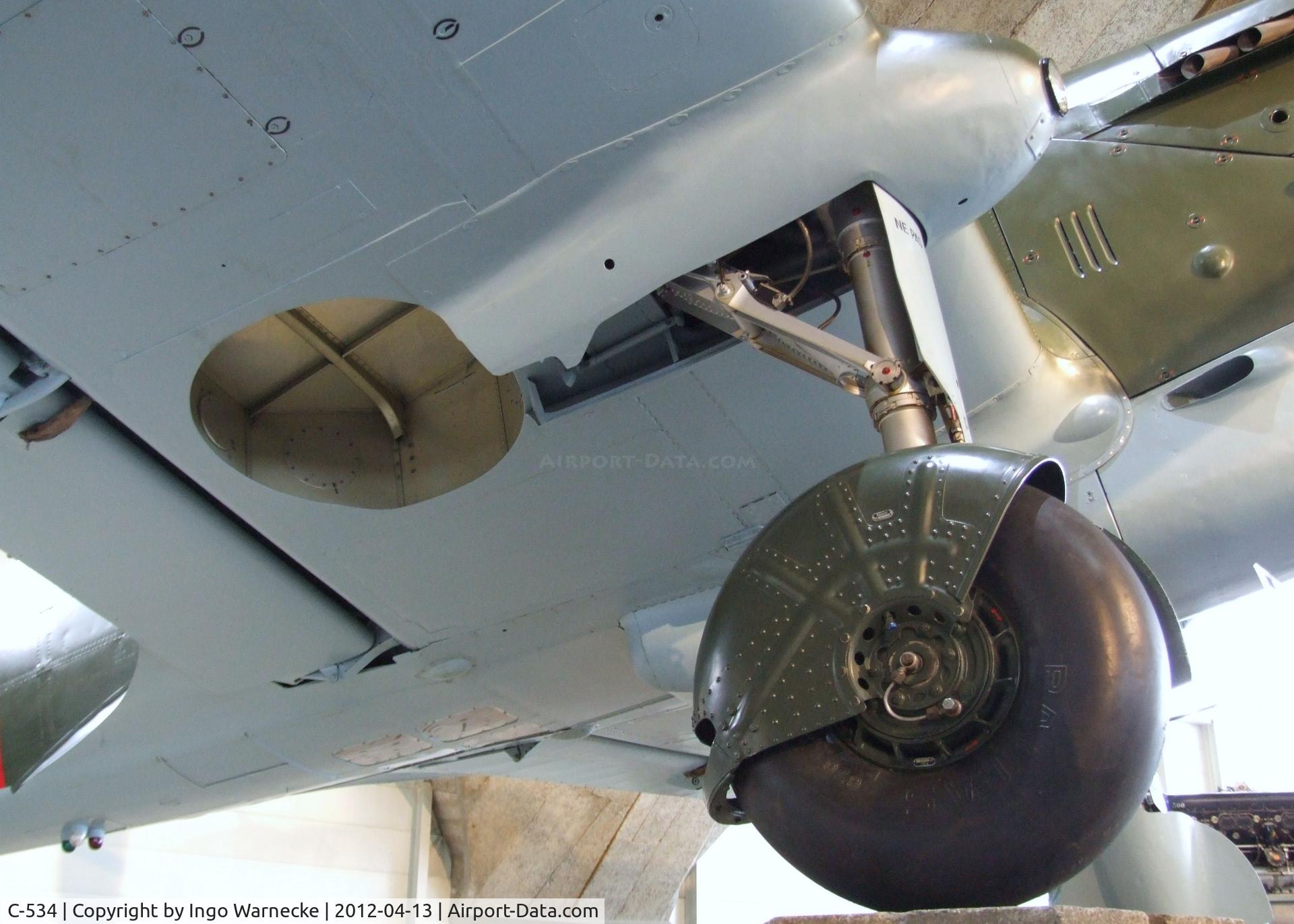 C-534, EKW C-3603-1 C/N 314, Eidgenössische Konstruktionswerkstätten (EFW) C-3603 at the Flieger-Flab-Museum, Dübendorf
