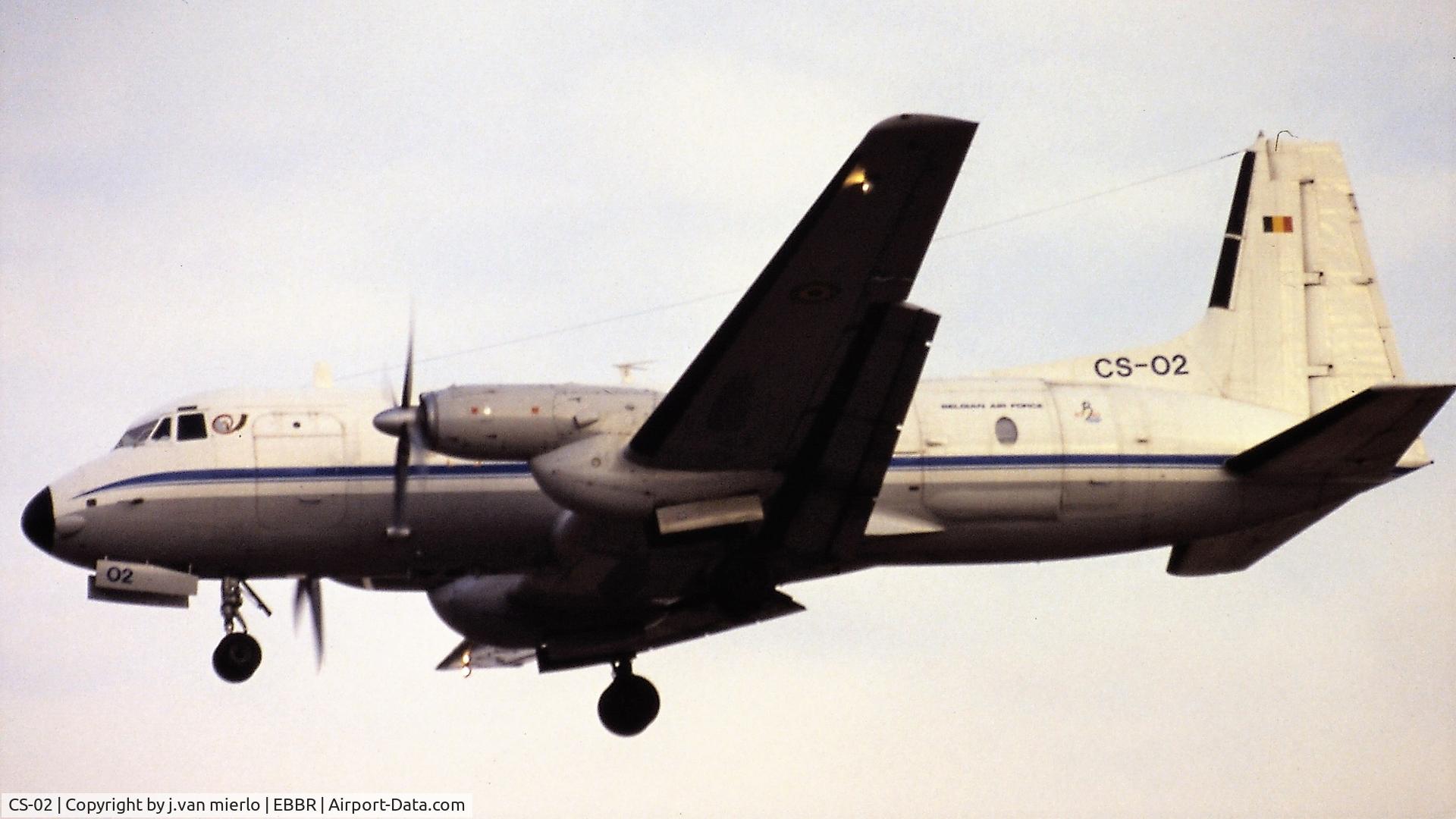 CS-02, 1976 Hawker Siddeley HS.748 Series 2A C/N 1742, Scan from slide