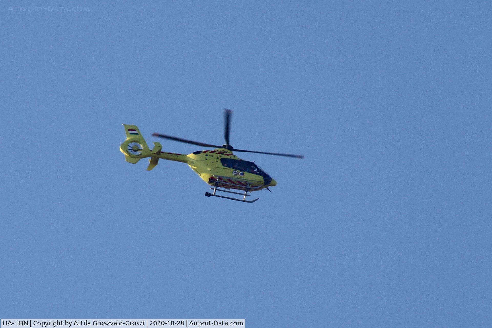HA-HBN, 2008 Eurocopter EC-135P-2+ C/N 0669, in the airspace of Szentkirályszabadja