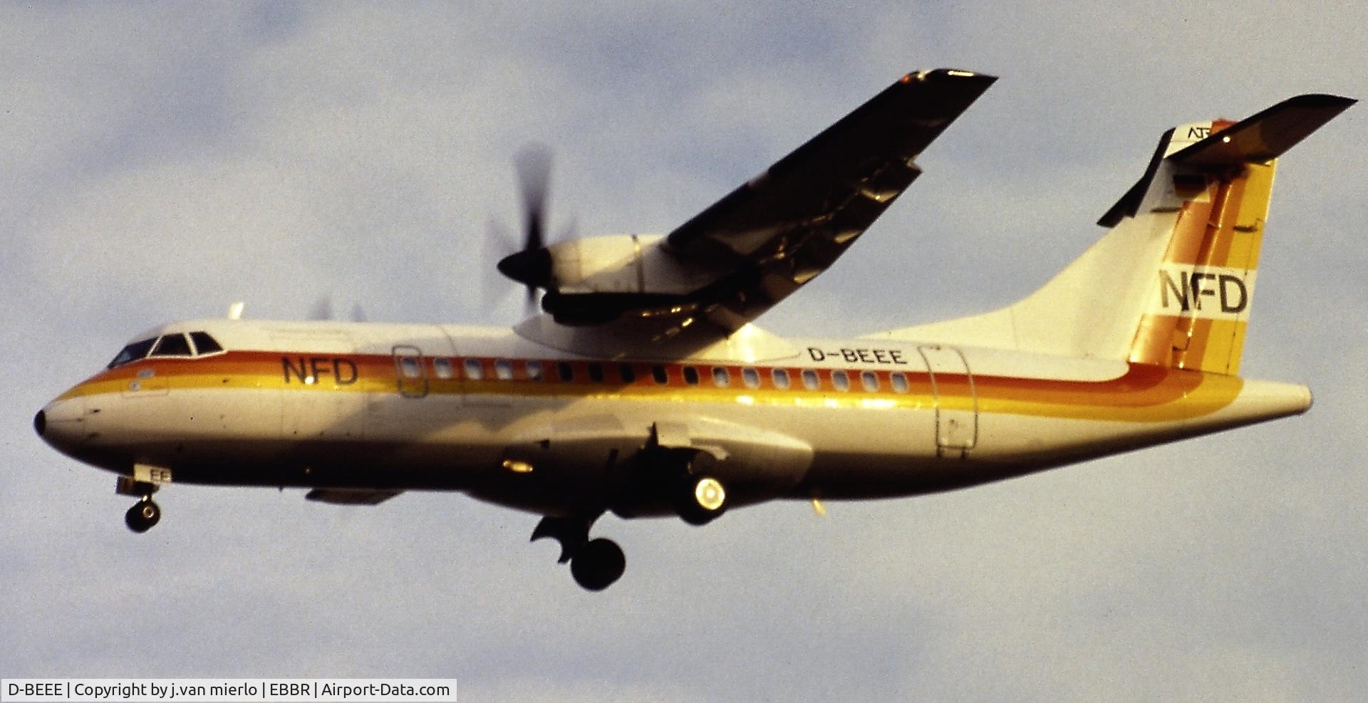 D-BEEE, 1989 ATR 42-320 C/N 121, Scan from slide