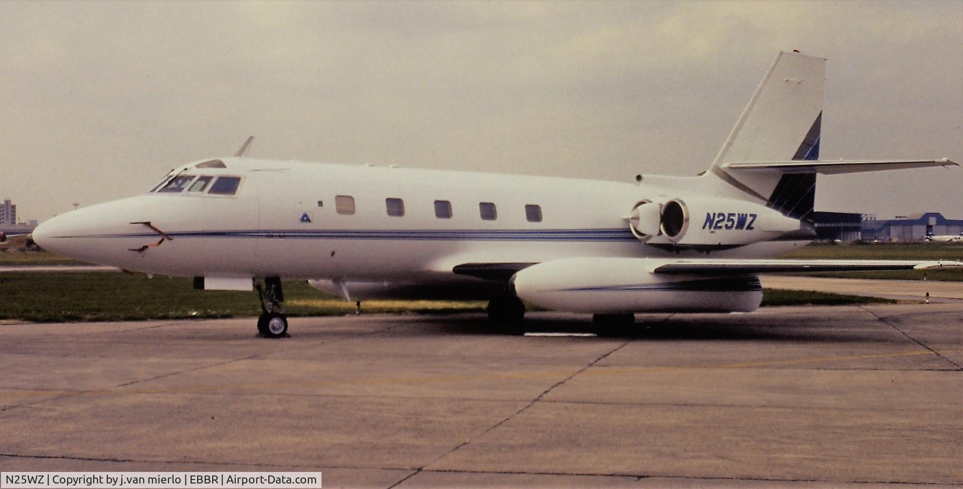 N25WZ, 1977 Lockheed L-1329-25 Jetstar II C/N 5204, Scan from slide