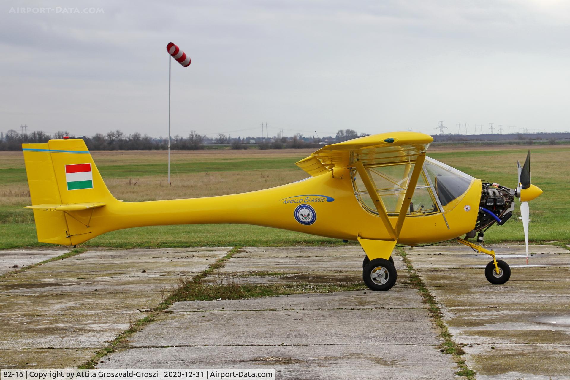 82-16, 2000 Halley Apollo Classic C/N 100900, Balatonfökajár Airfield, Hungary