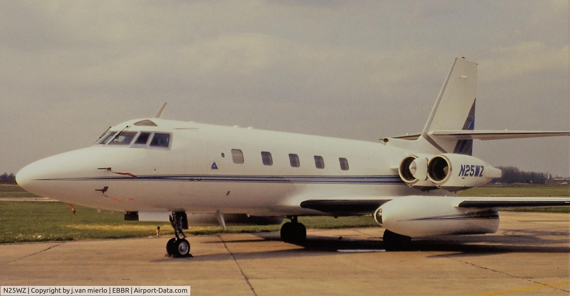 N25WZ, 1977 Lockheed L-1329-25 Jetstar II C/N 5204, scan from slide