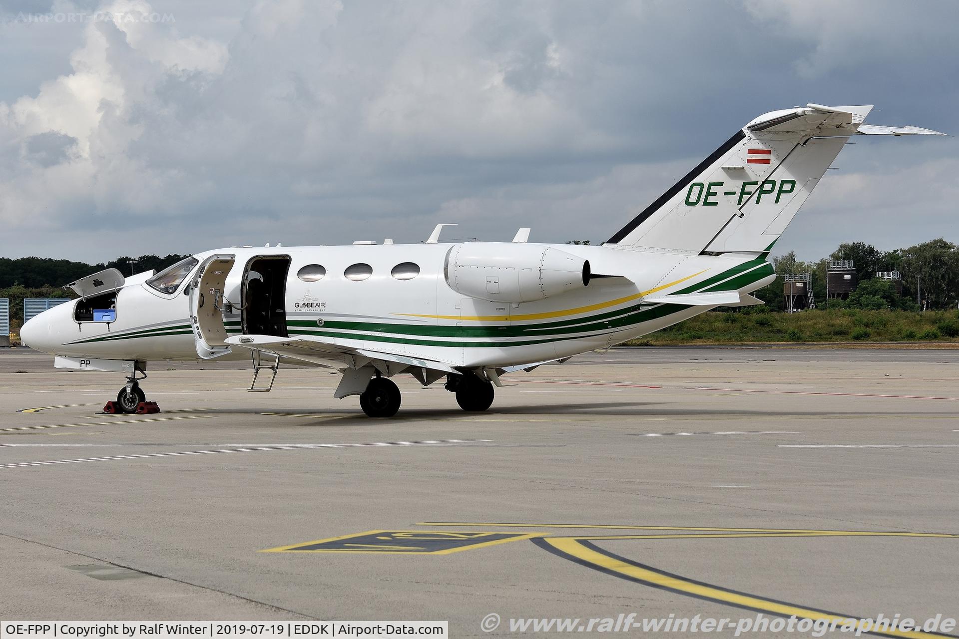 OE-FPP, 2009 Cessna 510 Citation Mustang Citation Mustang C/N 510-0186, Cessna 510 Citation Mustang - GAC GlobeAir AG - 510-0186 - OE-FPP - 19.07.2019 - CGN