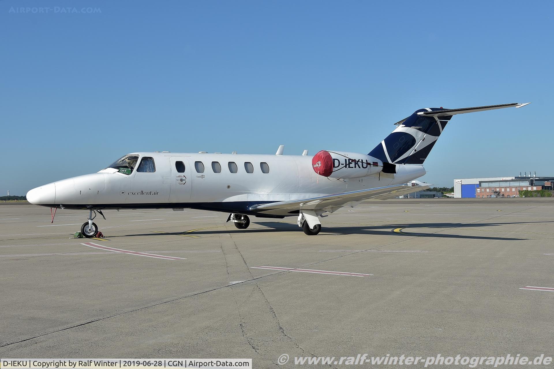 D-IEKU, 2001 Cessna 525A CitationJet CJ2 C/N 525A-0043, Cessna 525 CitationJet CJ2 - Exellent Air - 525A0043 - D-IEKU - 28.06.2019 - CGN