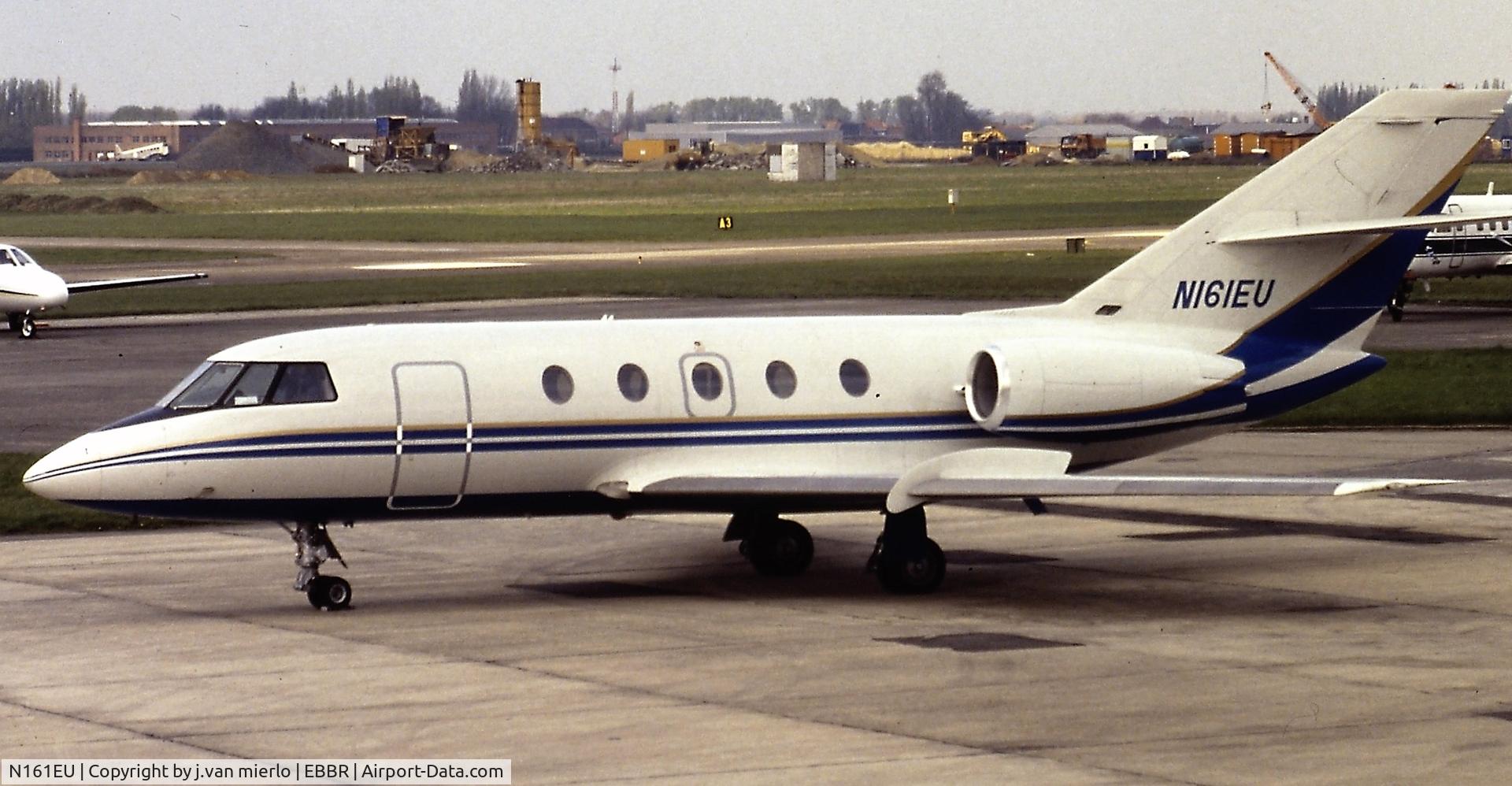 N161EU, DASSAULT FALCON 20F5 C/N 485, scan from slide