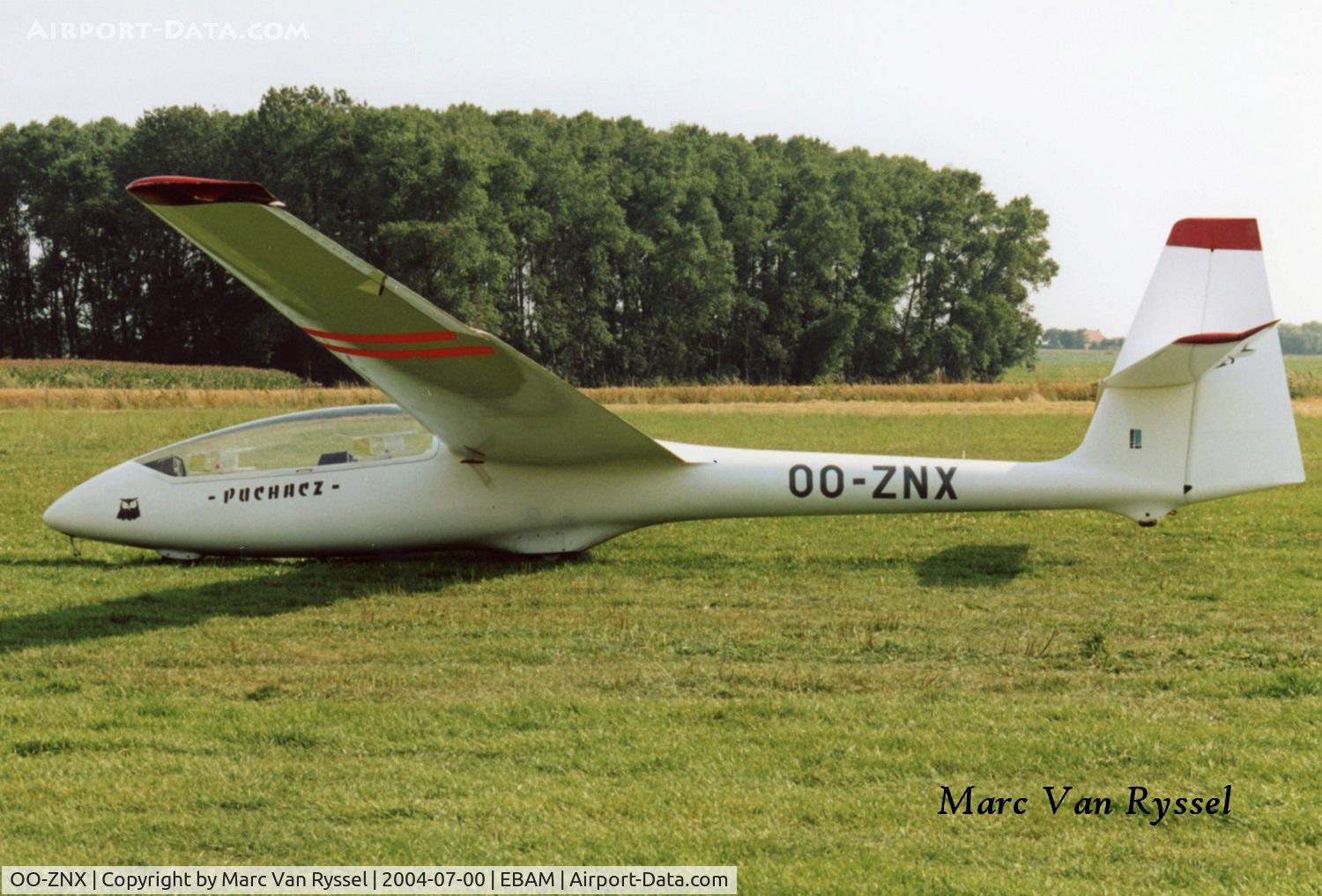 OO-ZNX, 1984 PZL-Bielsko SZD-50-3 Puchacz C/N B-1391, At Amougies in 2004.