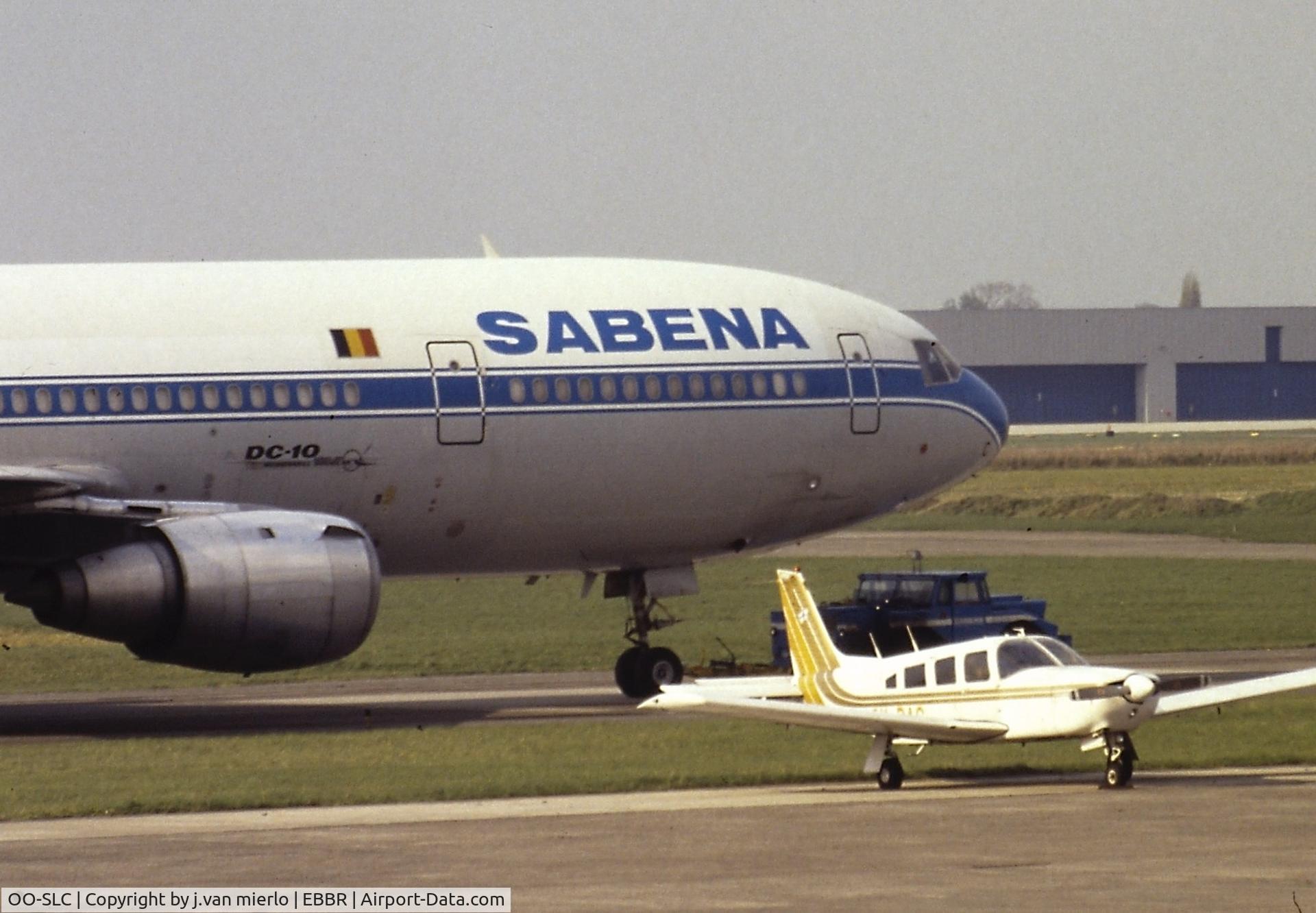 OO-SLC, 1975 McDonnell Douglas DC-10-30F C/N 47908, Walking a DC EBBR taxiway A scan from slide