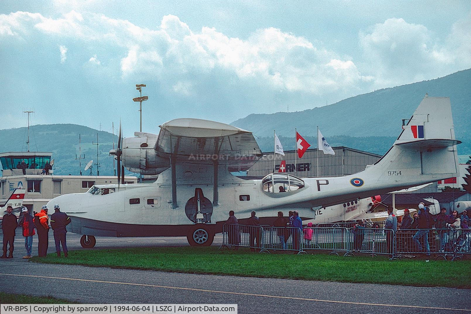 VR-BPS, 1944 Consolidated PBY-5A Catalina C/N 1997, GA-Show Grenchen. Scanned from a slide.