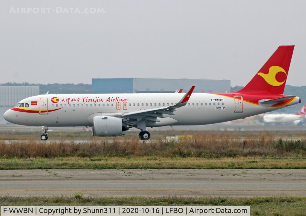 F-WWBN, 2020 Airbus A320-271N C/N 10212, C/n 10212 - To be B-320W