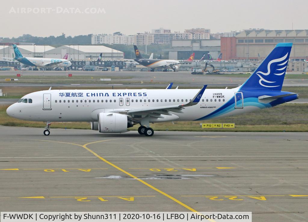 F-WWDK, 2020 Airbus A320-271N C/N 10209, C/n 10209 - To be B-320V