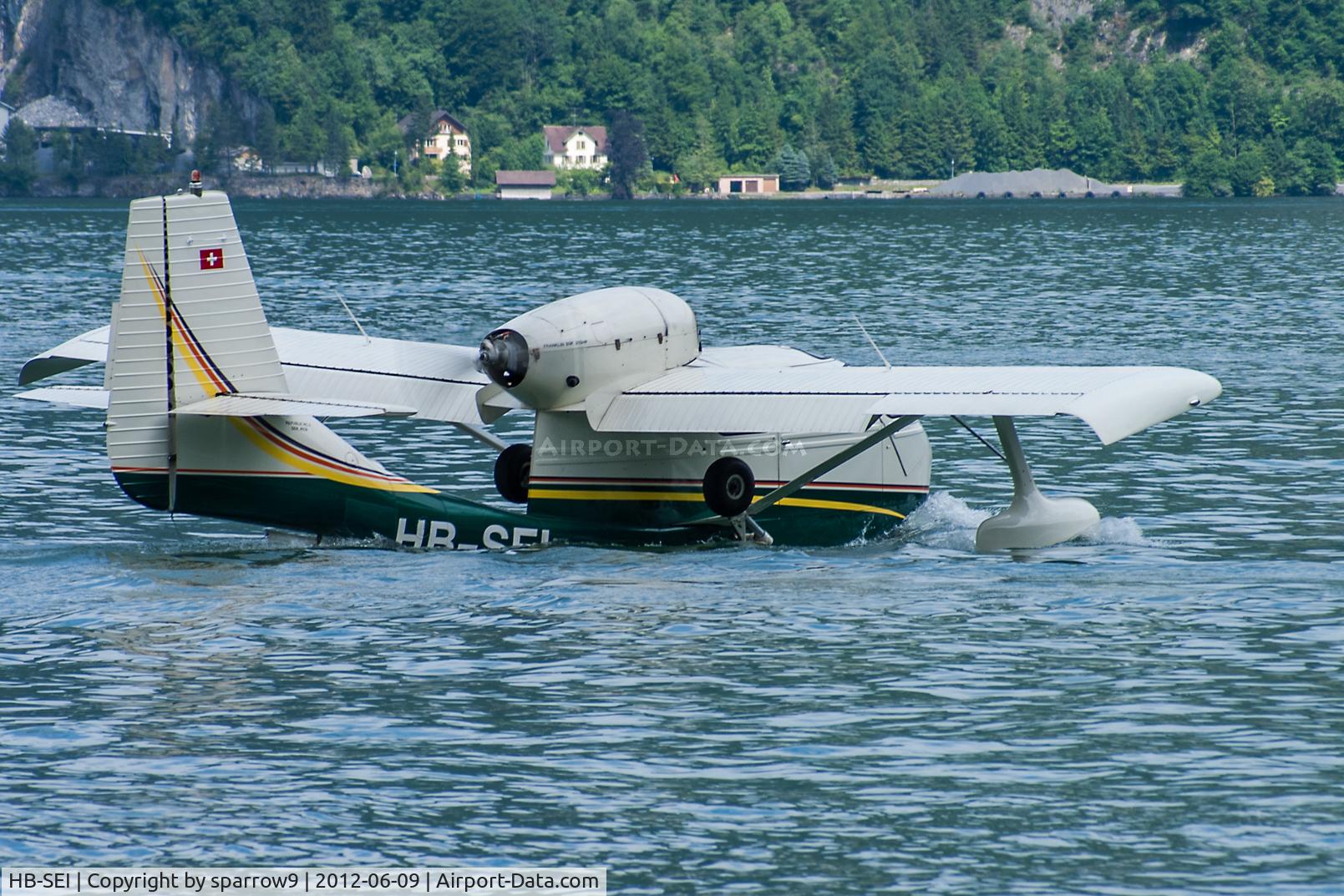 HB-SEI, 1947 Republic RC-3 Seabee C/N 936, Hergiswil/Lake of Four Cantons/Switzerland. HB-registered from 2009-12-23 until 2015-11-25.