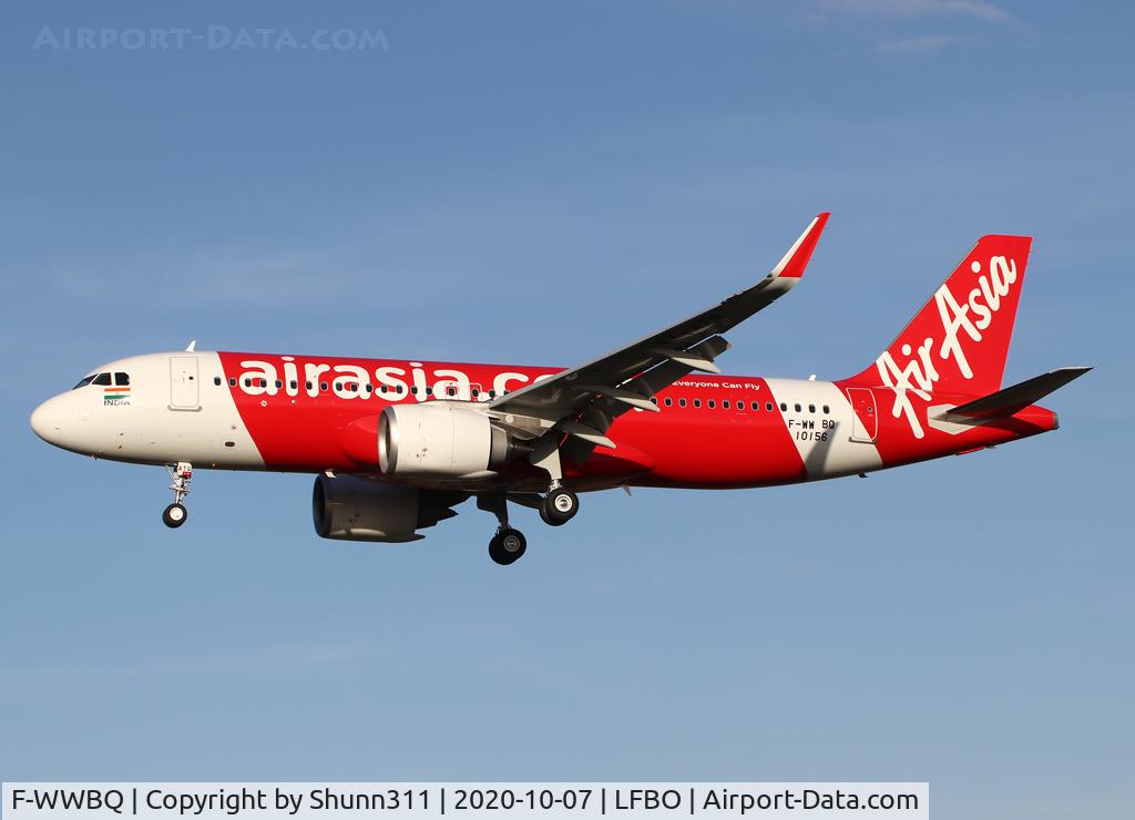 F-WWBQ, 2020 Airbus A320-251N C/N 10156, C/n 10156 - To be VT-ATG