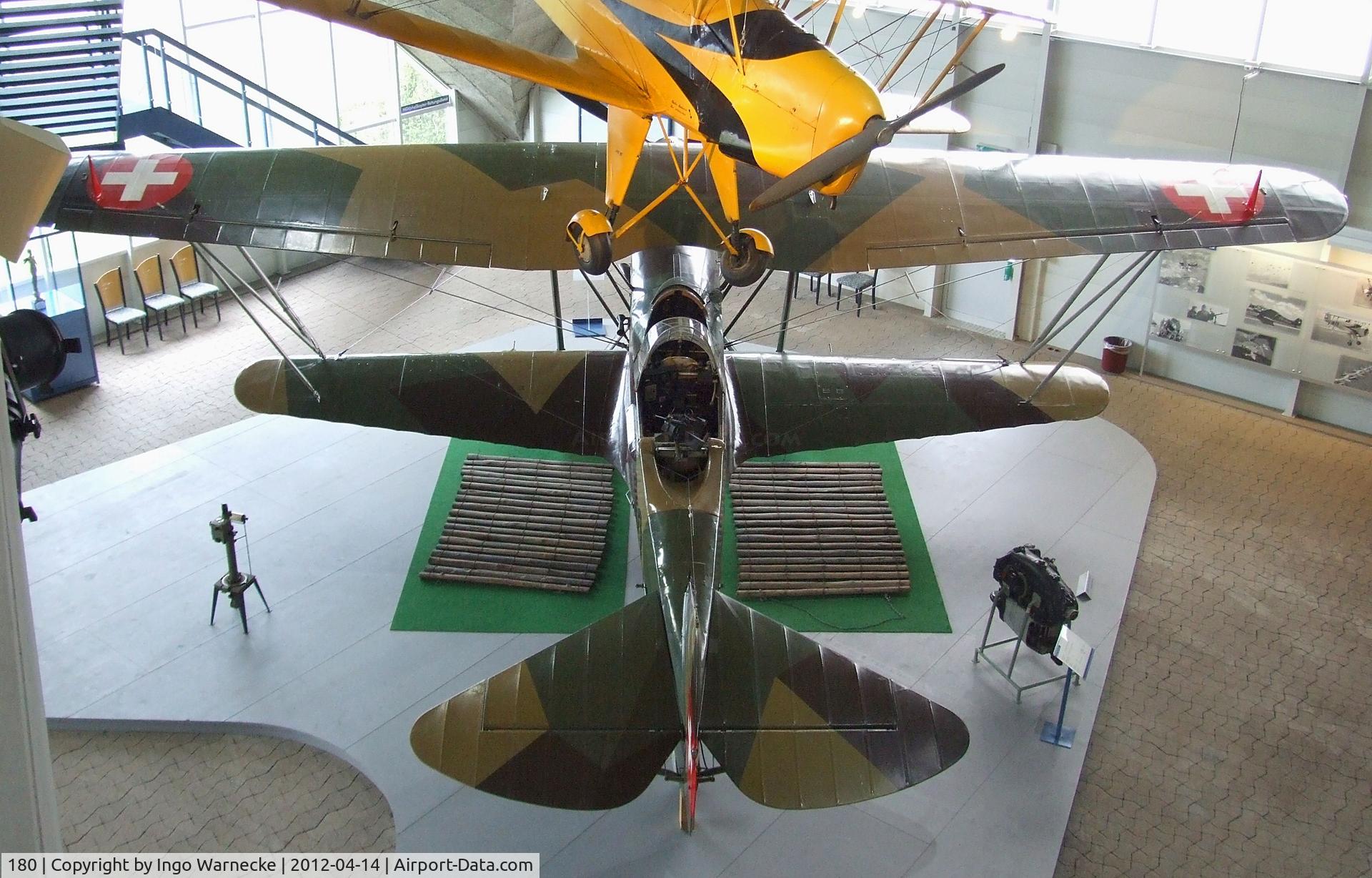 180, EKW C-35 C/N 395, EKW C-35 at the Flieger-Flab-Museum, Dübendorf