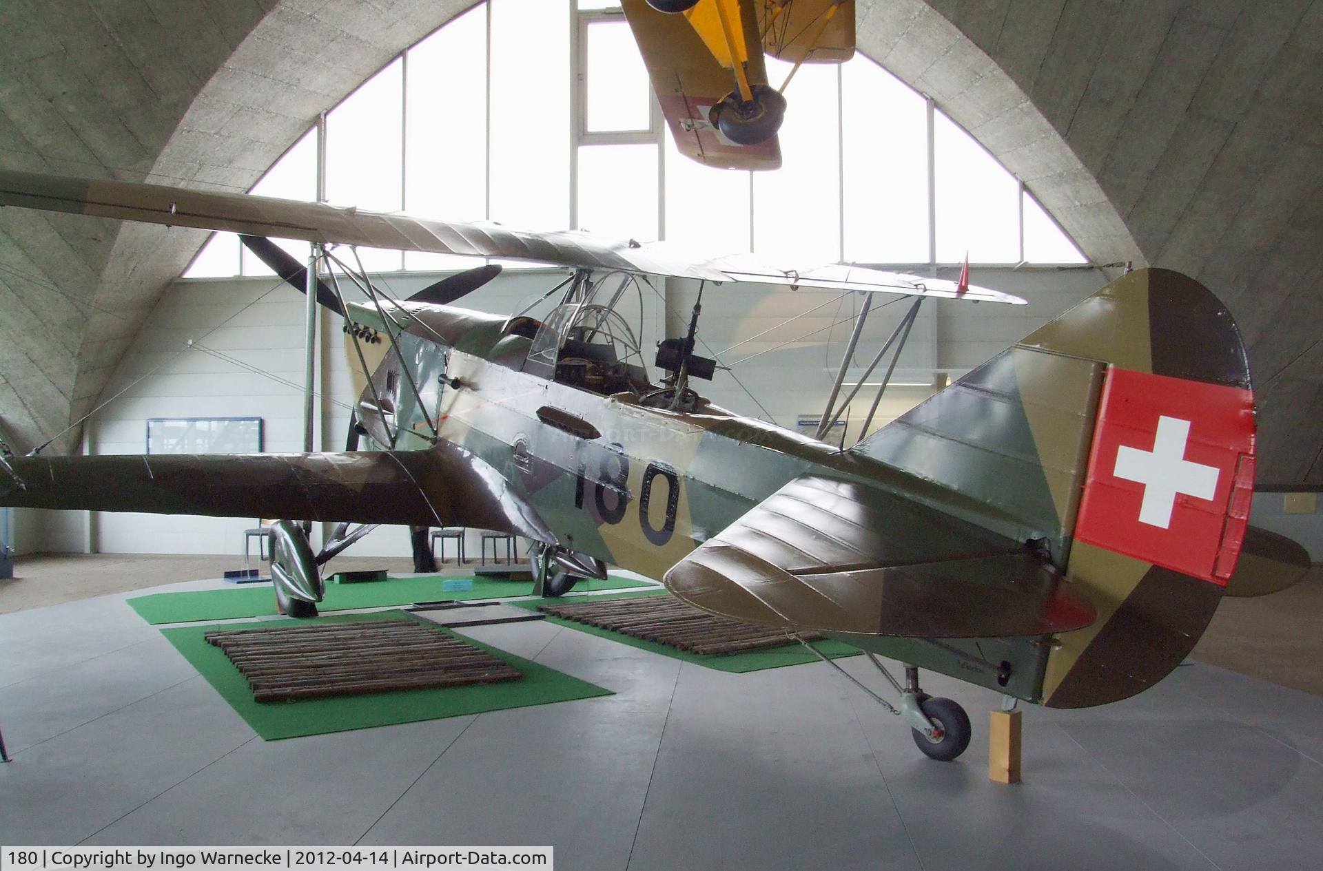 180, EKW C-35 C/N 395, EKW C-35 at the Flieger-Flab-Museum, Dübendorf