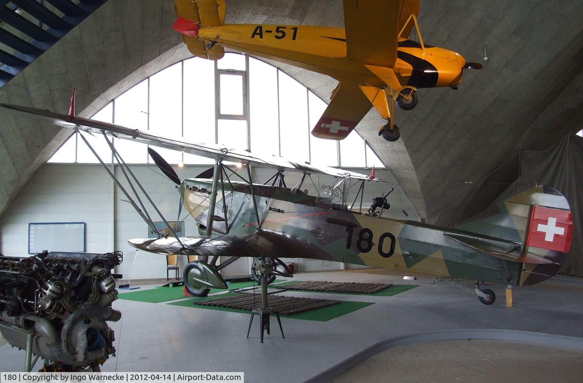180, EKW C-35 C/N 395, EKW C-35 at the Flieger-Flab-Museum, Dübendorf