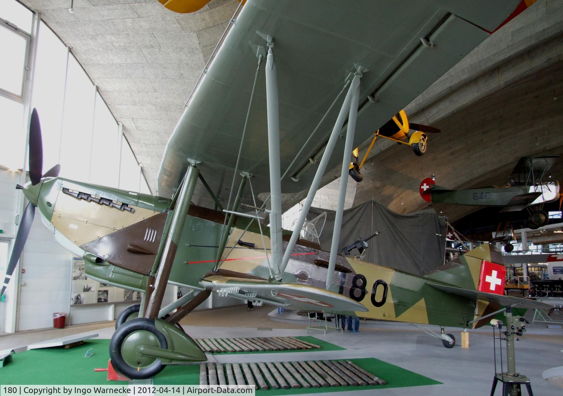 180, EKW C-35 C/N 395, EKW C-35 at the Flieger-Flab-Museum, Dübendorf