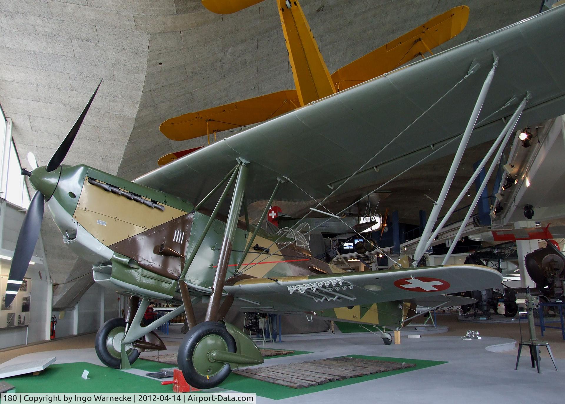 180, EKW C-35 C/N 395, EKW C-35 at the Flieger-Flab-Museum, Dübendorf