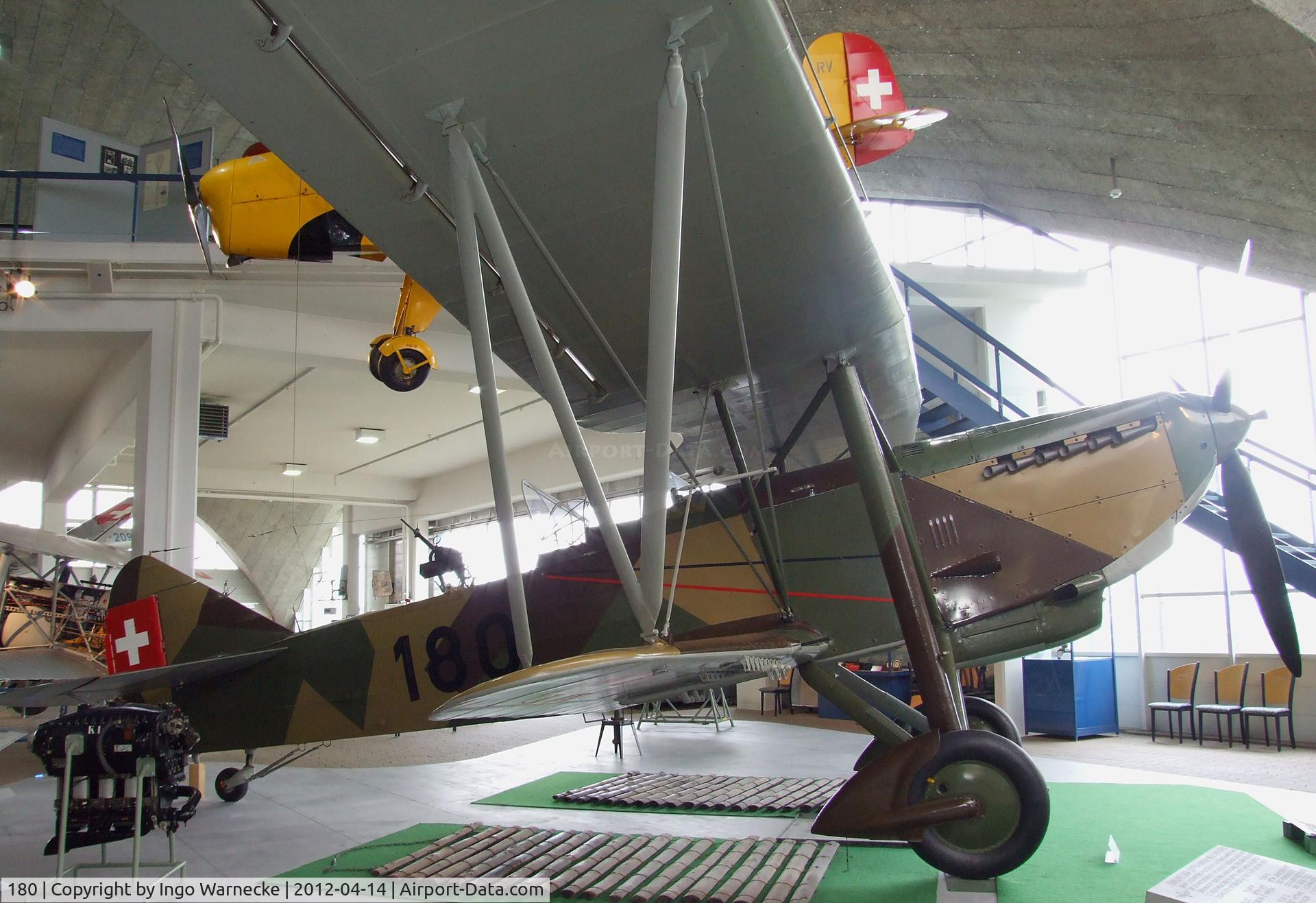 180, EKW C-35 C/N 395, EKW C-35 at the Flieger-Flab-Museum, Dübendorf