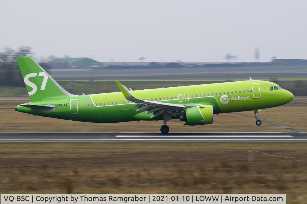 VQ-BSC, 2020 Airbus A320-271N C/N 9590, S7 Airlines Airbus A320Neo