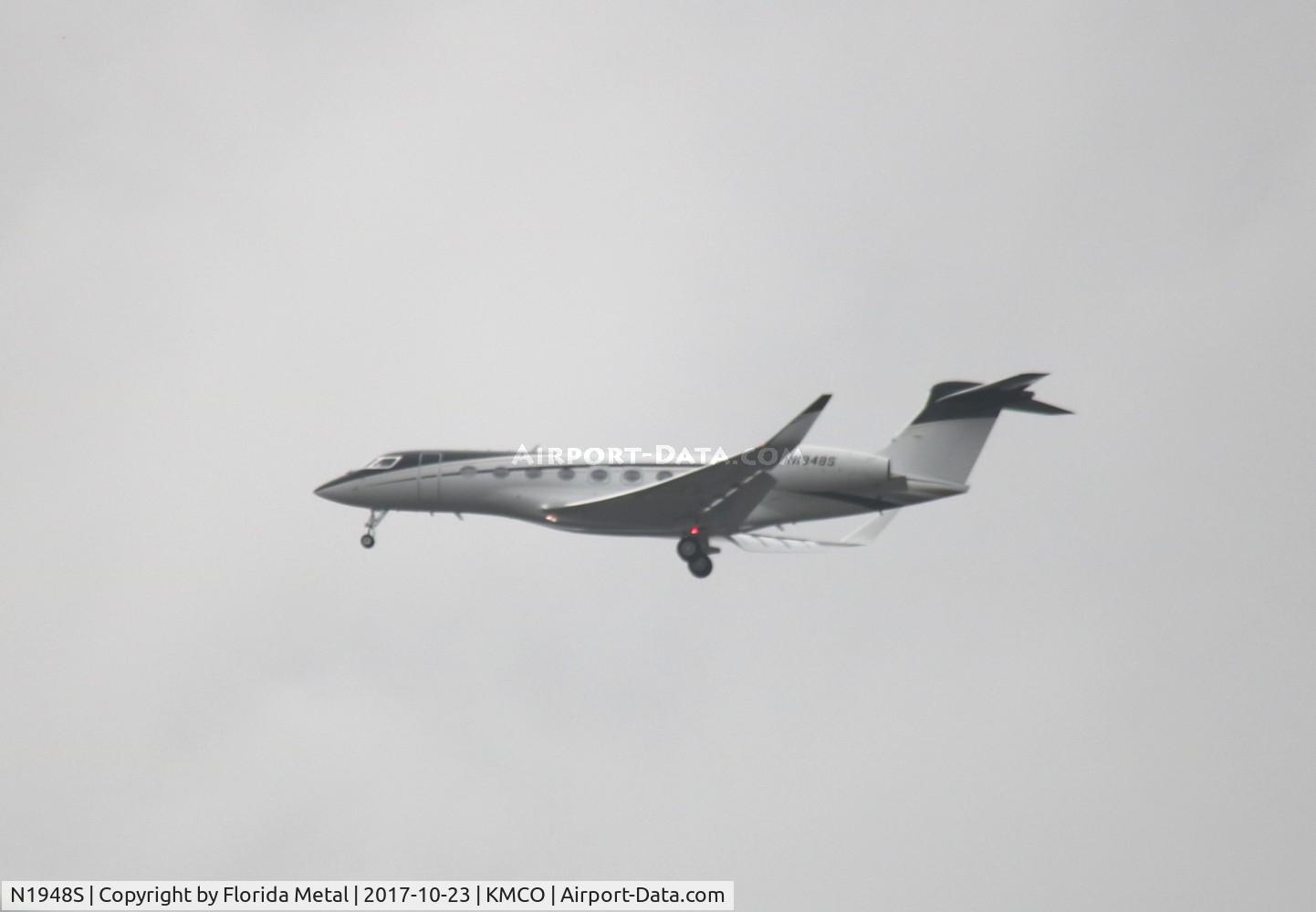 N1948S, 2017 Gulfstream Aerospace G650 (G-VI) C/N 6258, MCO spotting 2017
