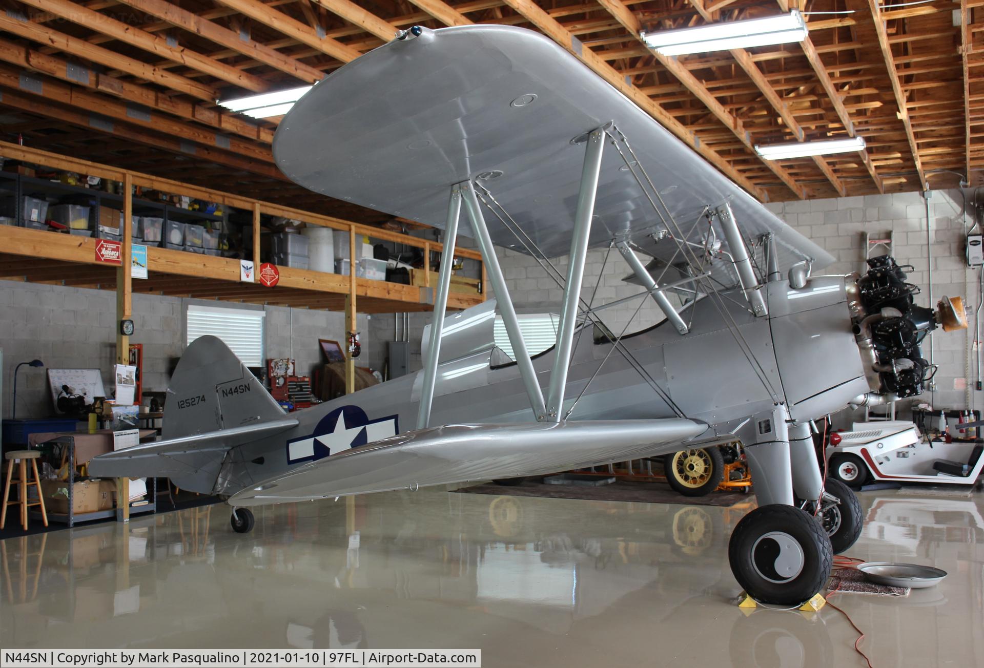 N44SN, 1941 Boeing A75N1(PT17) C/N 75-2763, Stearman